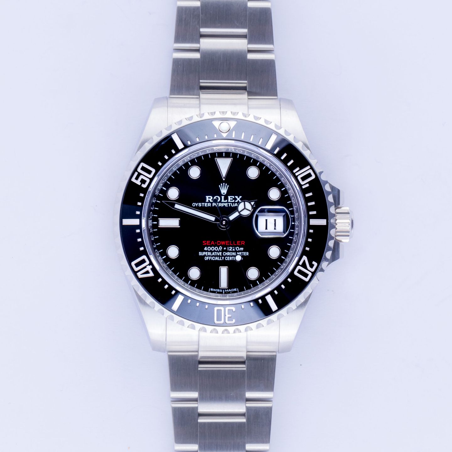 Rolex Sea-Dweller 126600 (2021) - Zwart wijzerplaat 43mm Staal (3/8)