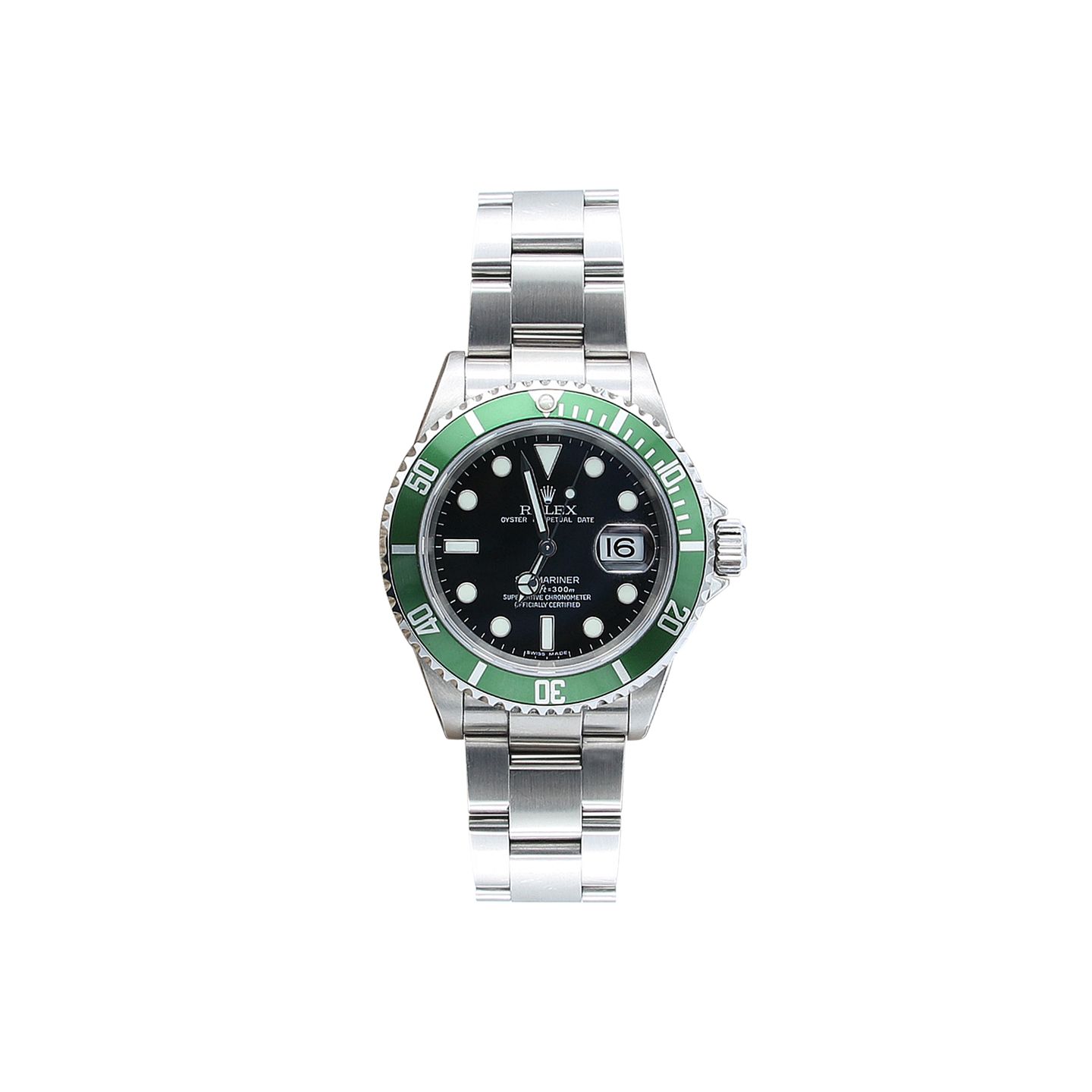 Rolex Submariner Date 16610LV (Onbekend (willekeurig serienummer)) - Zwart wijzerplaat 40mm Staal (1/6)