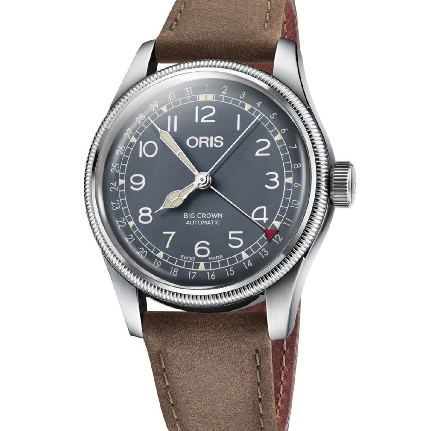 Oris Big Crown Pointer Date 01 754 7741 4065-07 5 20 63 (2026) - Blauw wijzerplaat 40mm Staal (1/1)