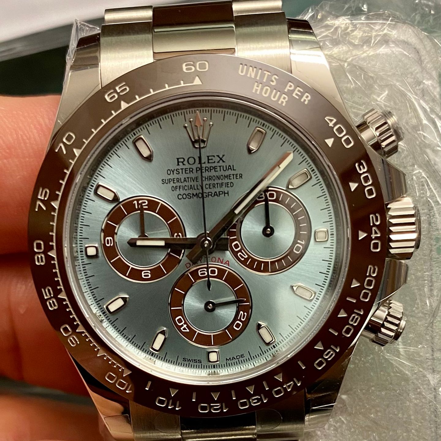 Rolex Daytona 116506 (2021) - Blauw wijzerplaat 40mm Platina (1/1)