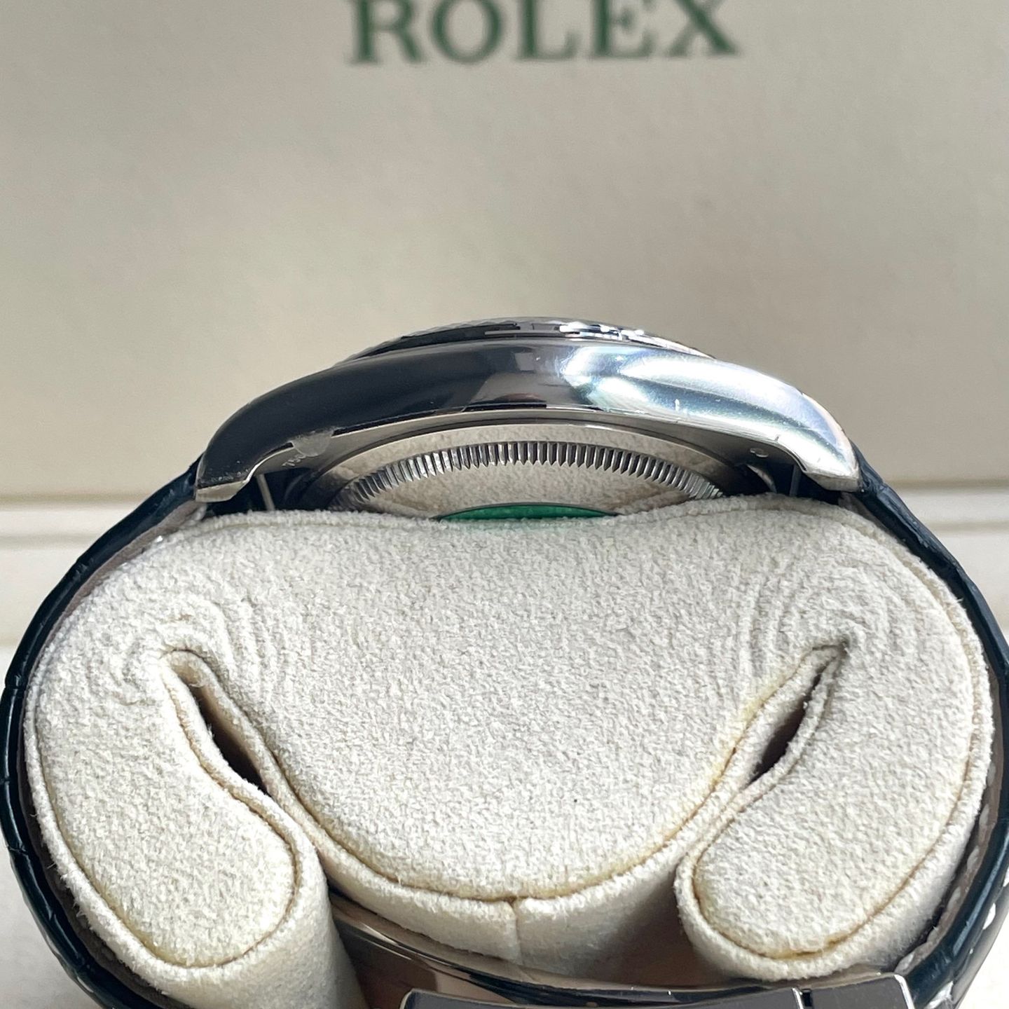 Rolex Datejust 36 116139 (2004) - Roze wijzerplaat 36mm Witgoud (7/7)