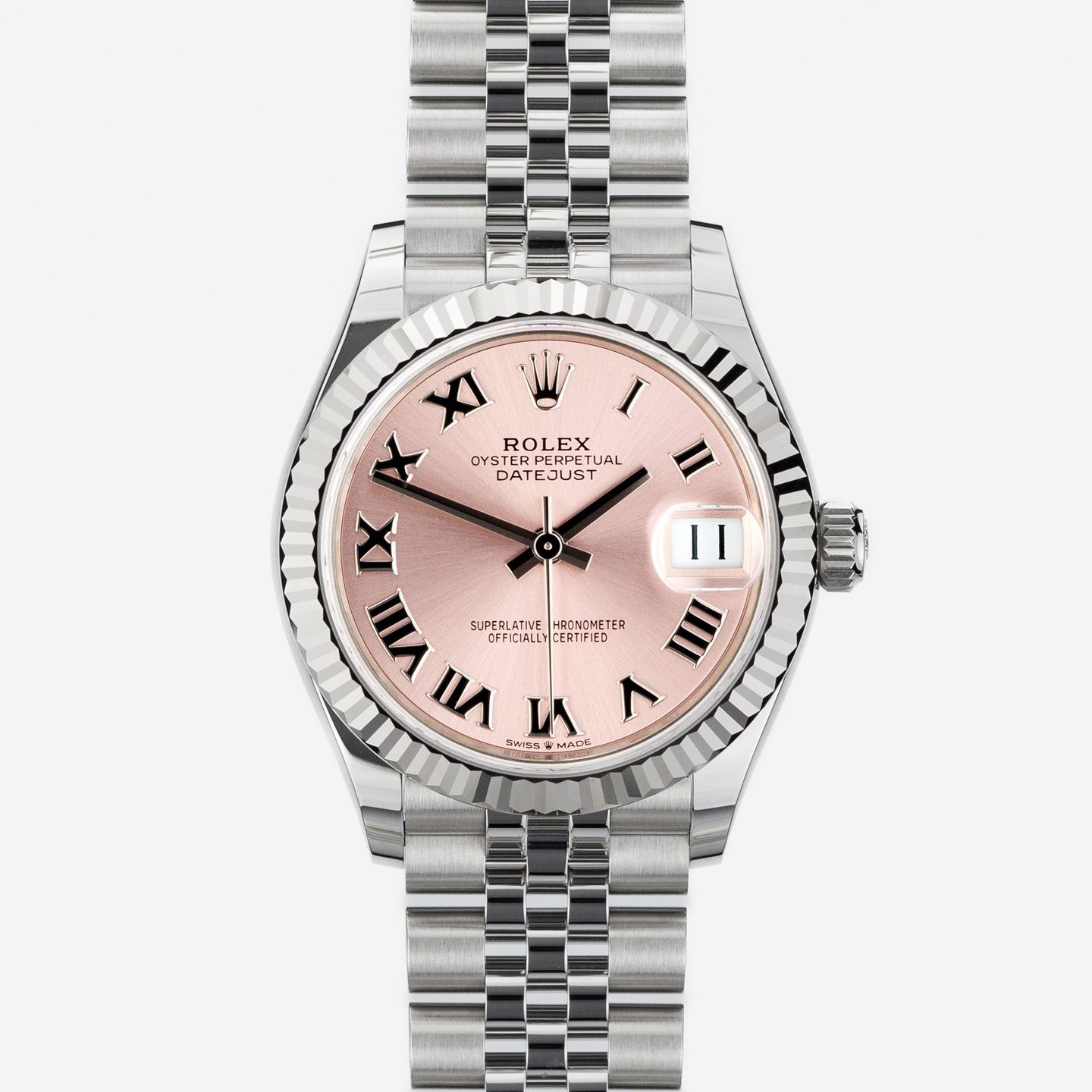 Rolex Datejust 31 278274 (2025) - Roze wijzerplaat 31mm Staal (1/7)