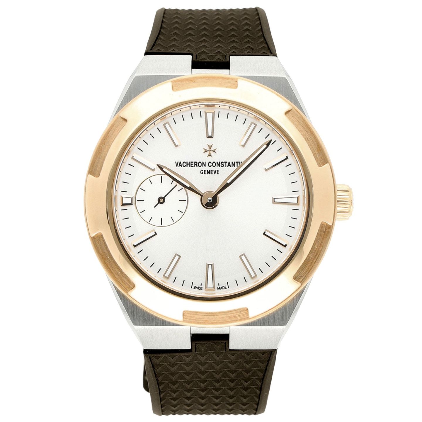 Vacheron Constantin Overseas 2300V/000M-B400 (2018) - Zilver wijzerplaat 38mm Staal (1/4)