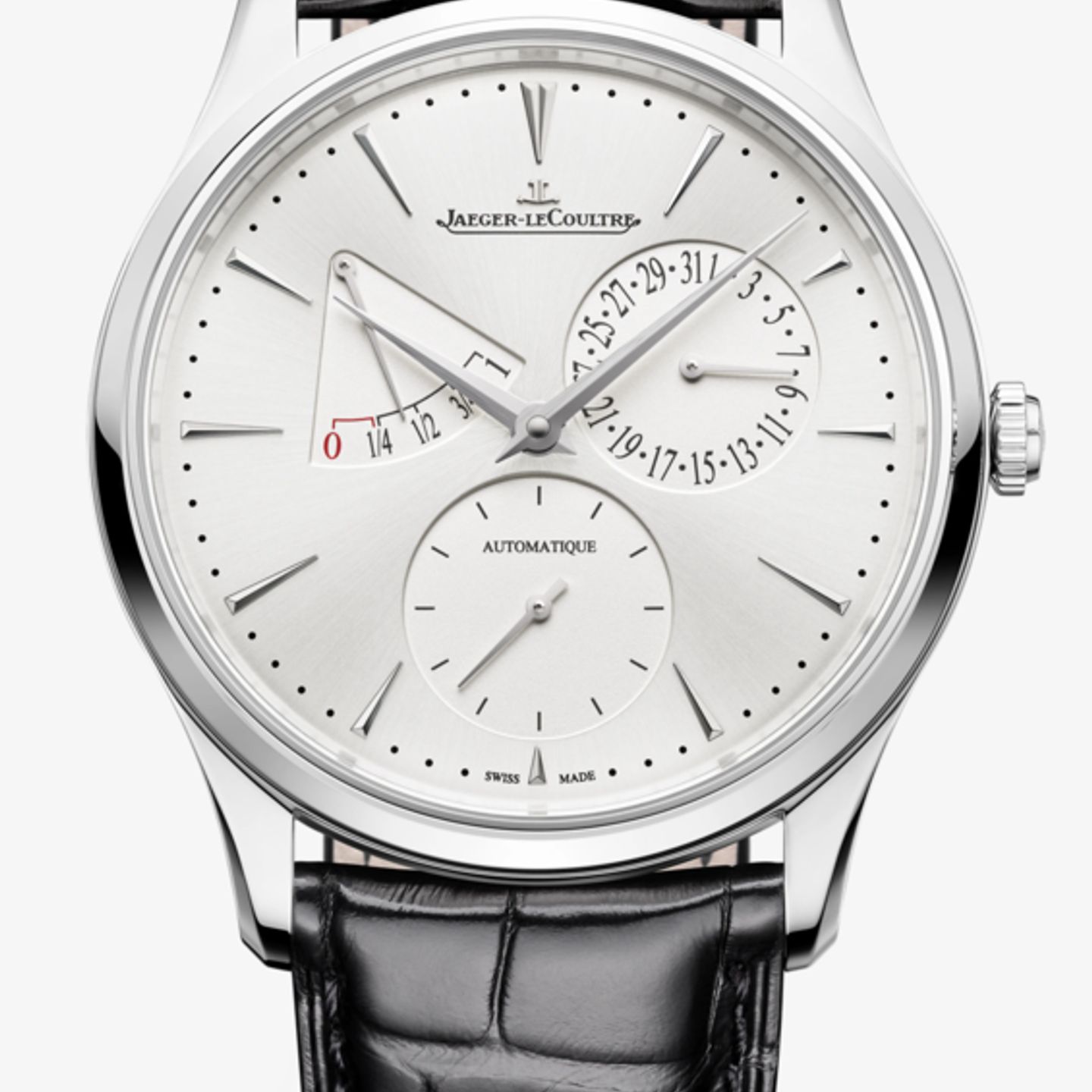 Jaeger-LeCoultre Master Ultra Thin Réserve de Marche Q1378421 (2026) - Grijs wijzerplaat 39mm Staal (1/1)