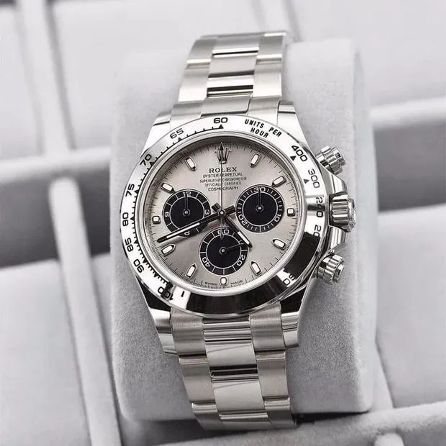 Rolex Daytona 116509 (2023) - Silver dial 40 mm White Gold case (1/6)