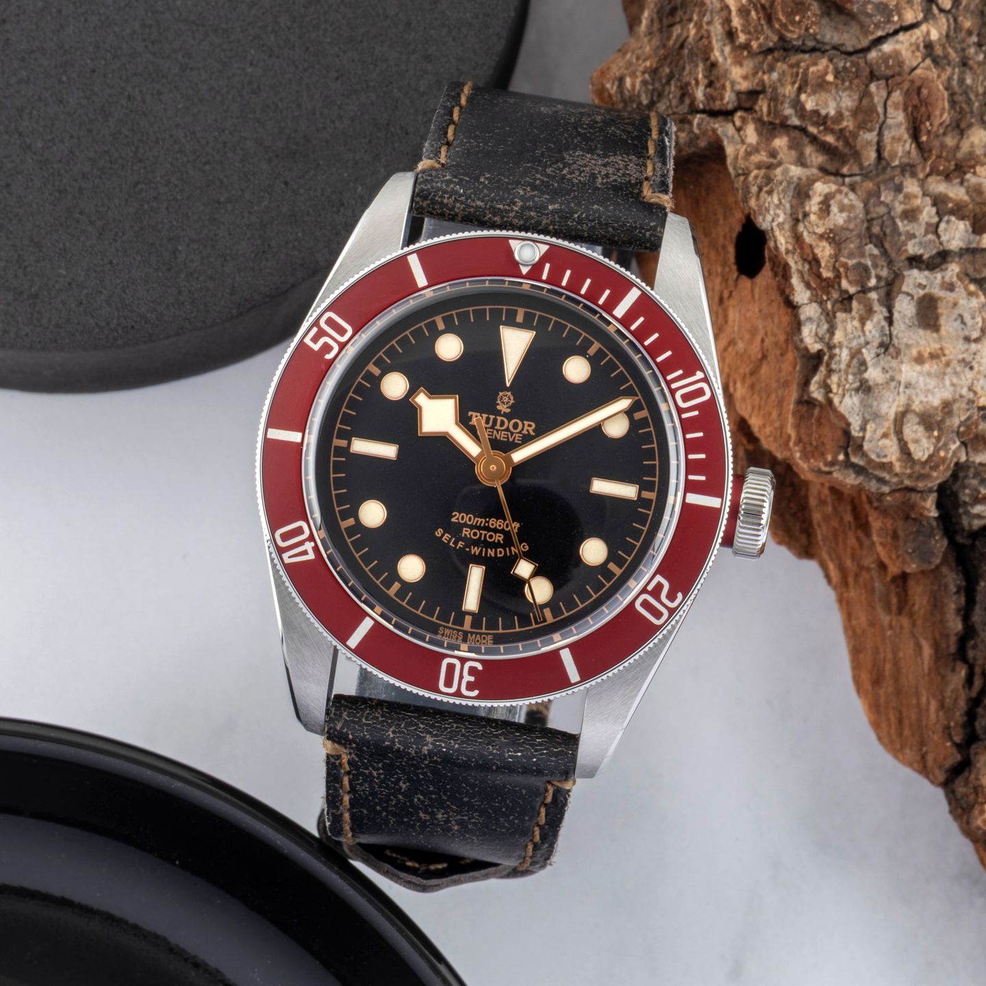 Tudor Black Bay 79220R (Onbekend (willekeurig serienummer)) - Zwart wijzerplaat 41mm Staal (1/8)