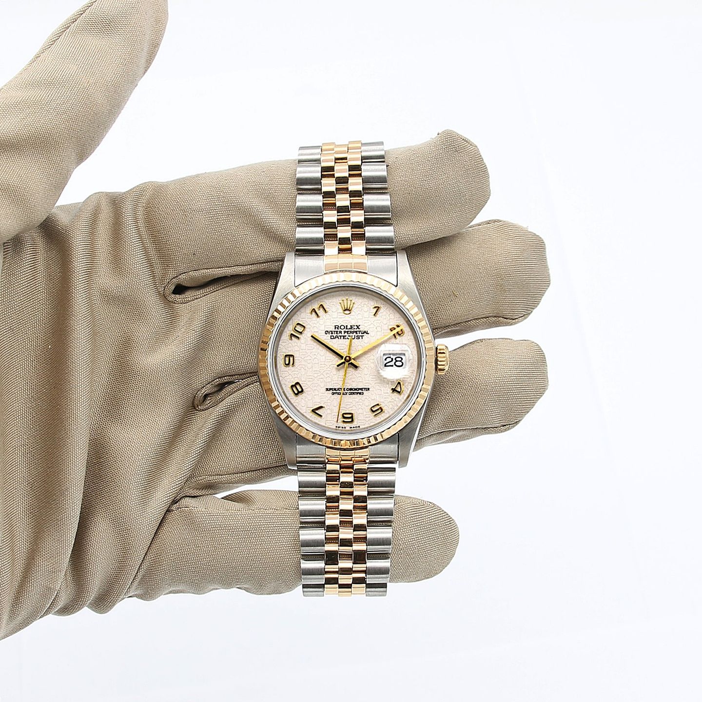 Rolex Datejust 36 16233 (Unknown (random serial)) - 36 mm Gold/Steel case (5/7)