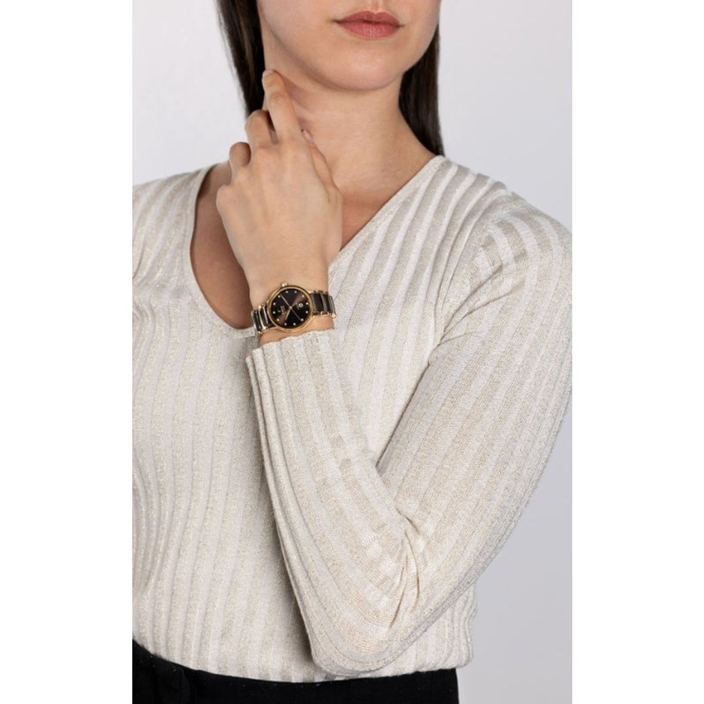 Rado Centrix R30024732 (2026) - Brown dial 31 mm Steel case (2/6)