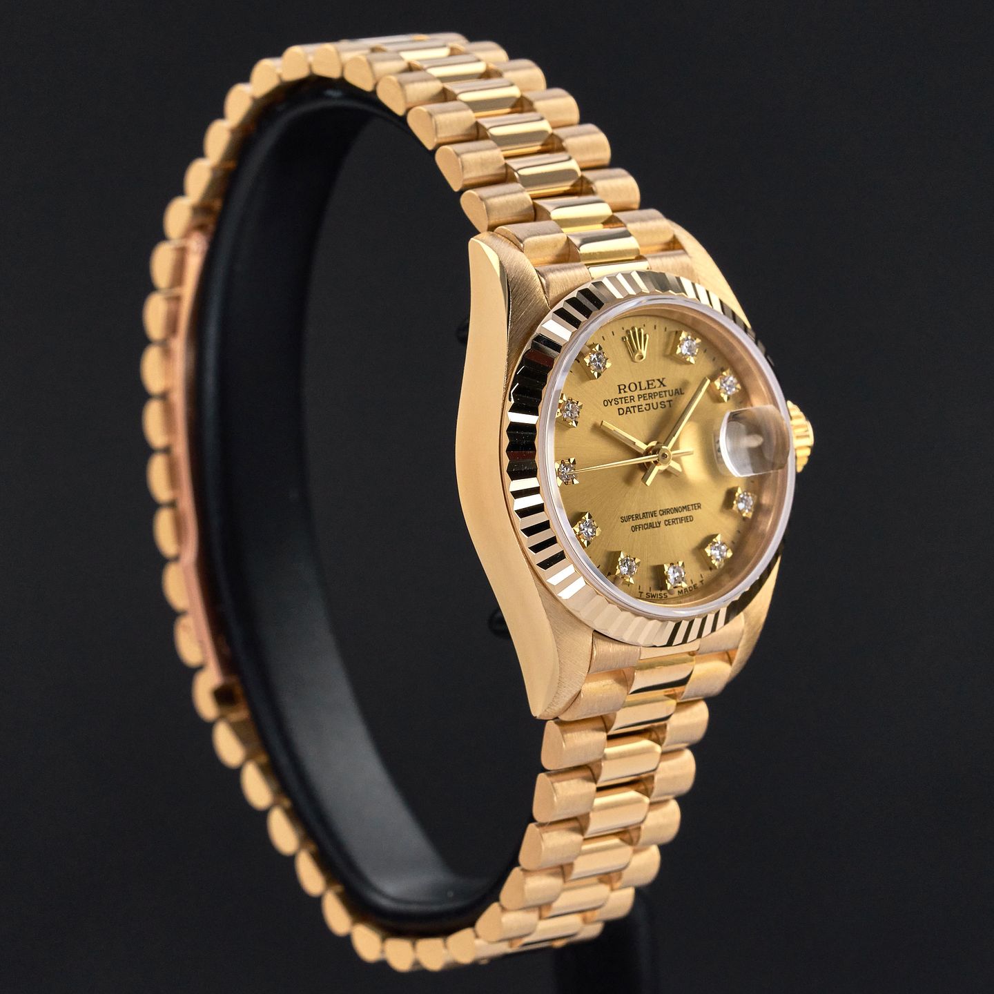 Rolex Lady-Datejust 69178 (1991) - 26 mm Yellow Gold case (5/7)