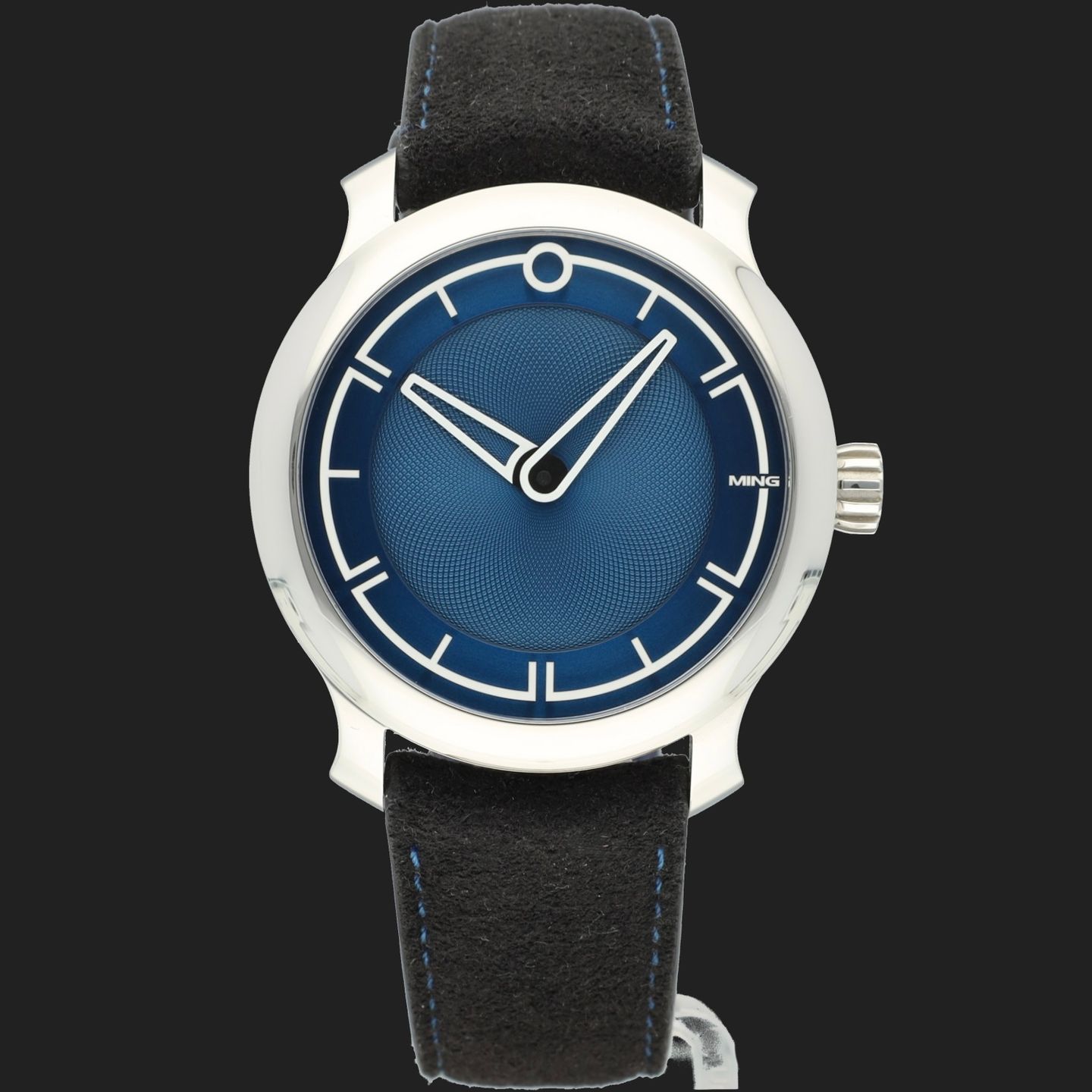 Ming Unknown 17.09 (2022) - Blue dial 38 mm Steel case (3/8)