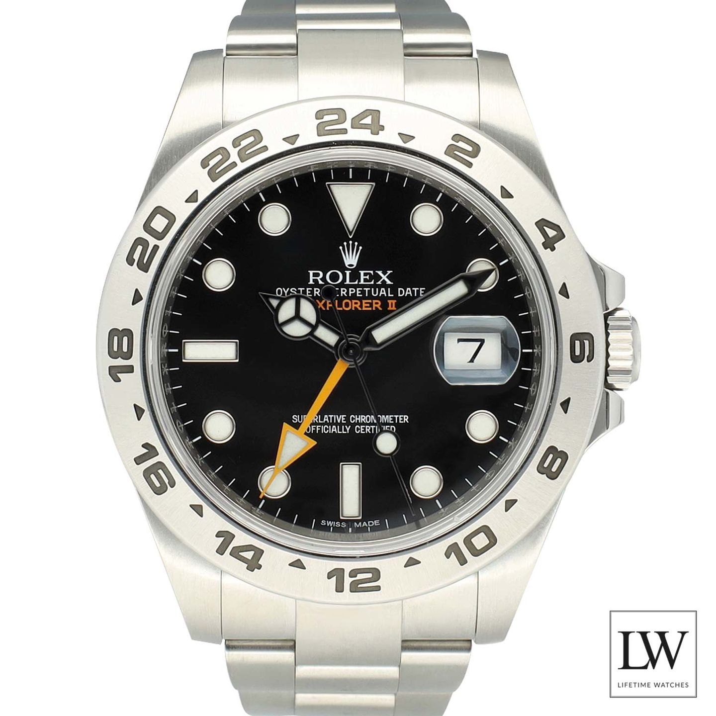 Rolex Explorer II 216570 (2012) - White dial 42 mm Steel case (2/8)