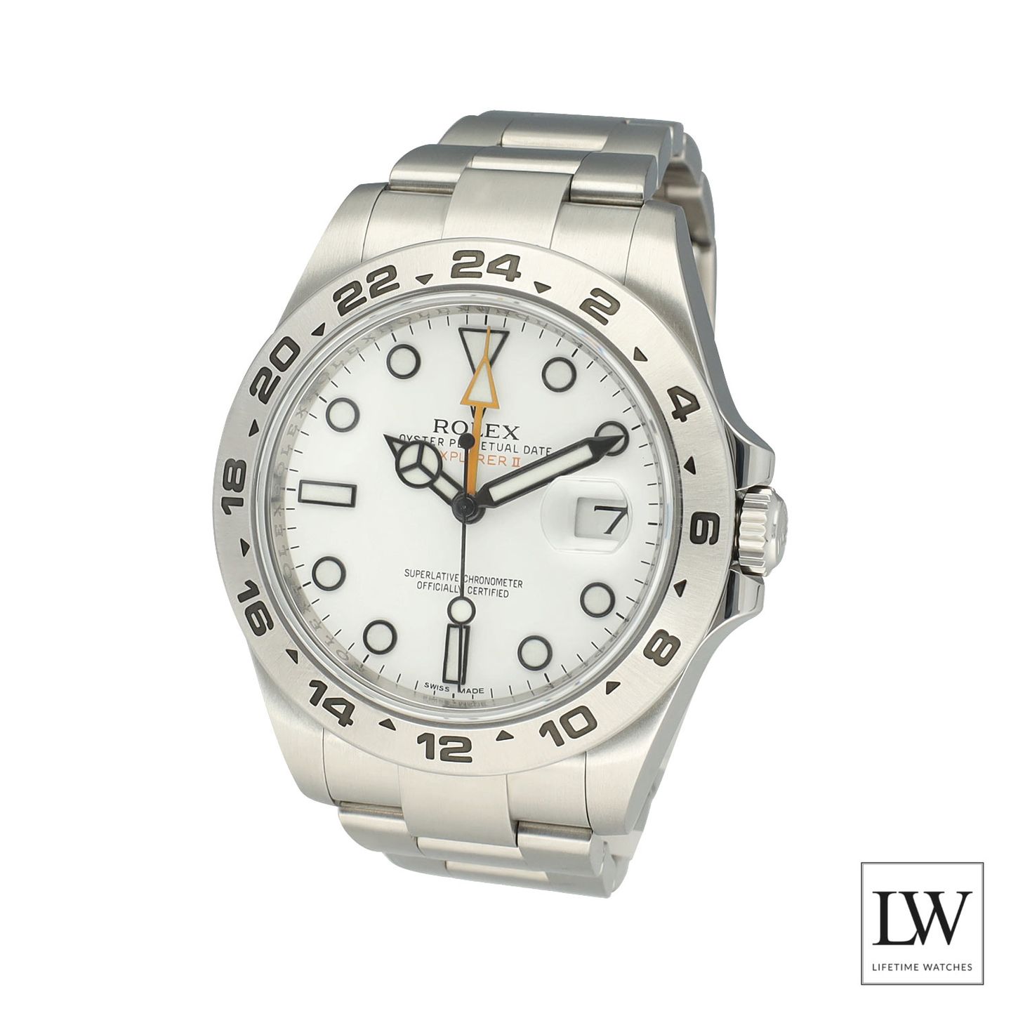 Rolex Explorer II 216570 (2012) - White dial 42 mm Steel case (4/8)