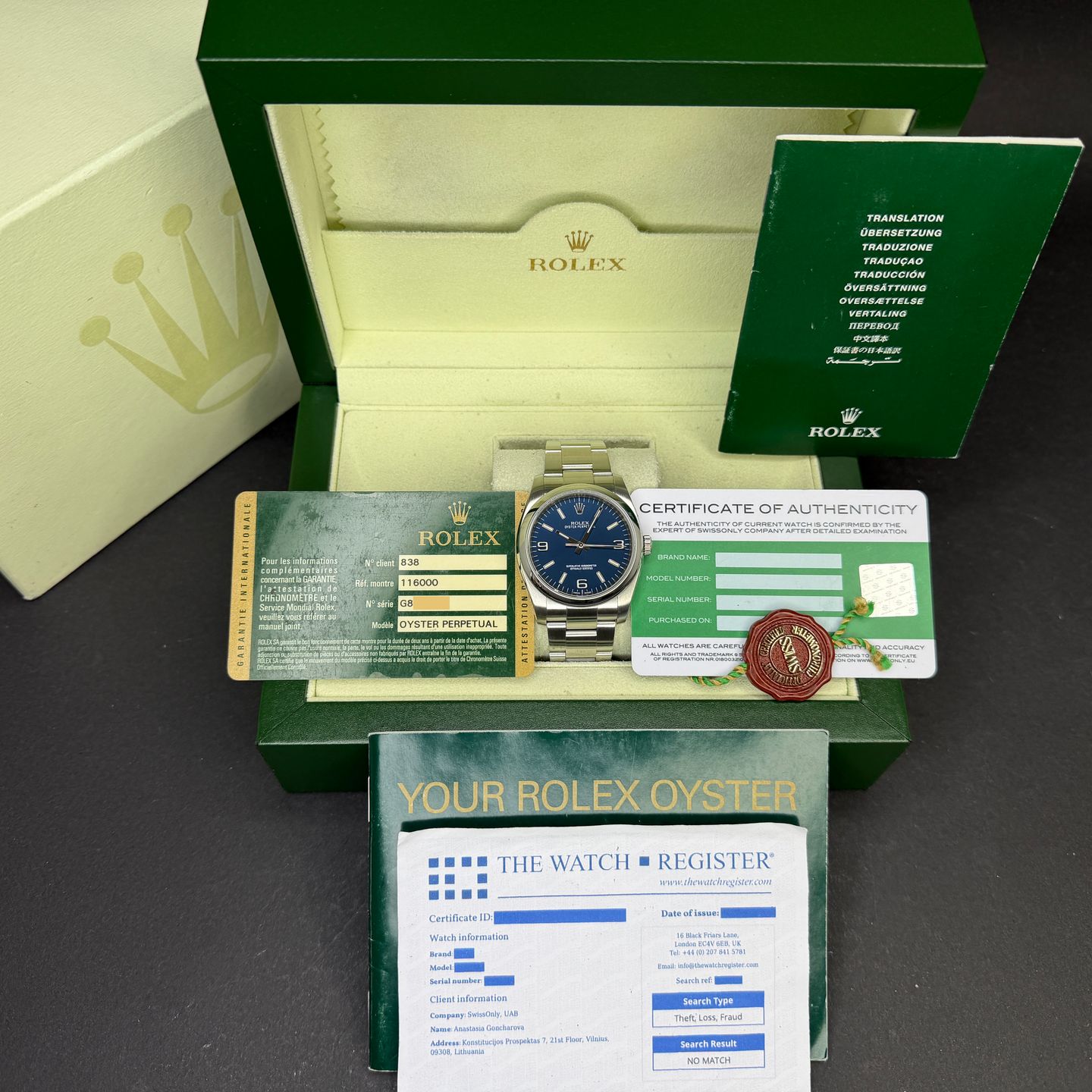 Rolex Oyster Perpetual 36 116000 (2010) - 36mm Staal (3/8)