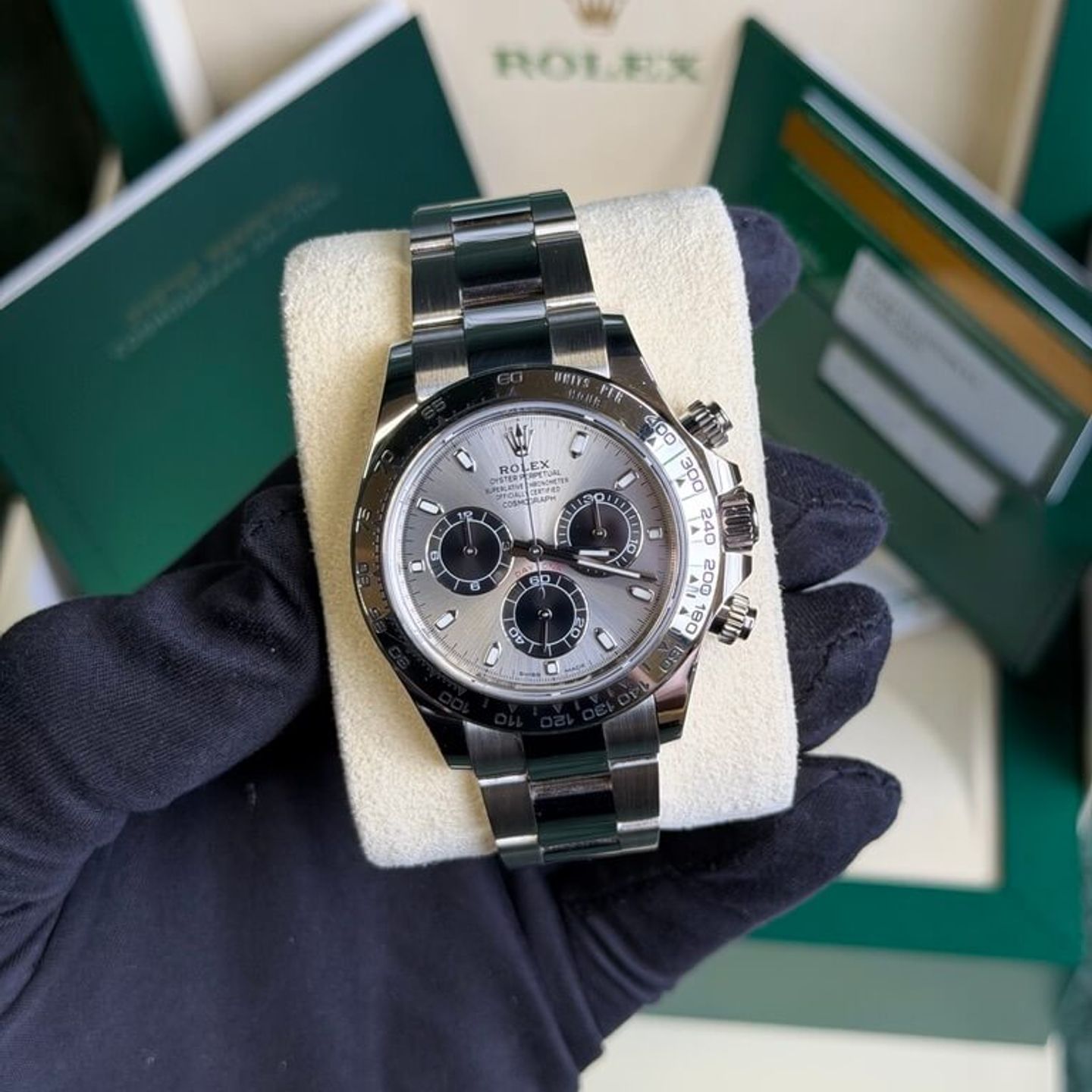 Rolex Daytona 116509 (2020) - Grey dial 40 mm White Gold case (2/8)
