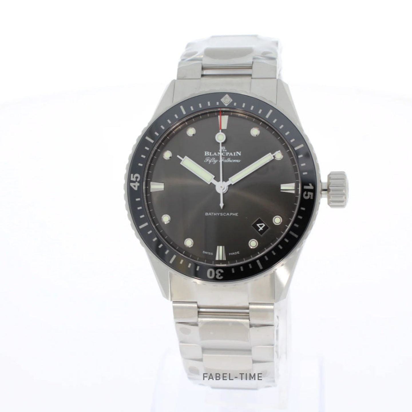 Blancpain Fifty Fathoms Bathyscaphe 5000-1110-71S (2026) - Silver dial 44 mm Steel case (1/1)