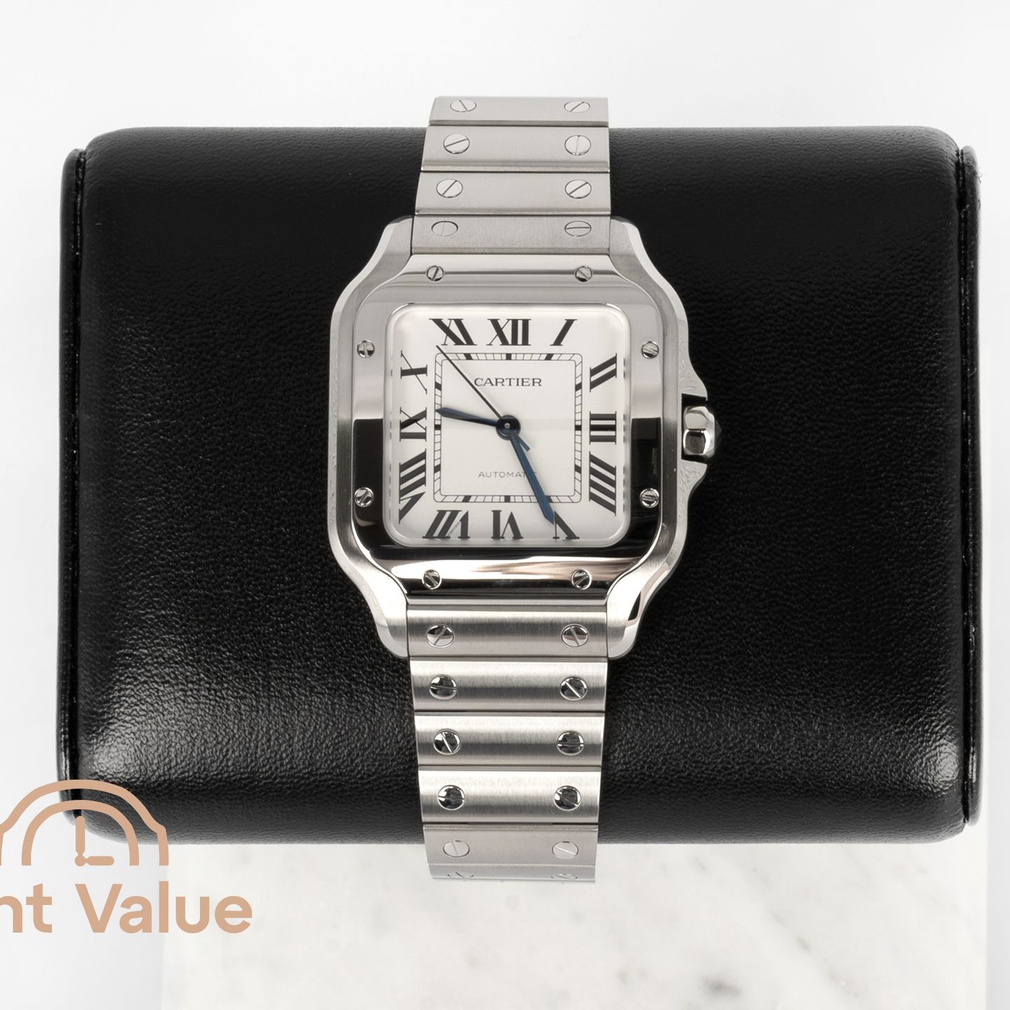 Cartier Santos WSSA0029 (2025) - Zilver wijzerplaat 35mm Staal (1/3)