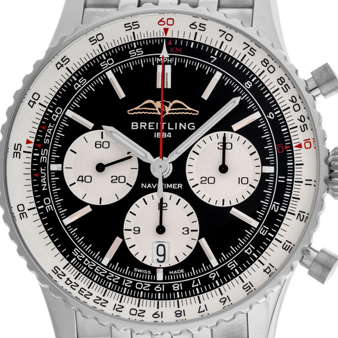 Breitling Navitimer 1 B01 Chronograph AB0138211B1A1 (2026) - 43mm Staal (1/8)