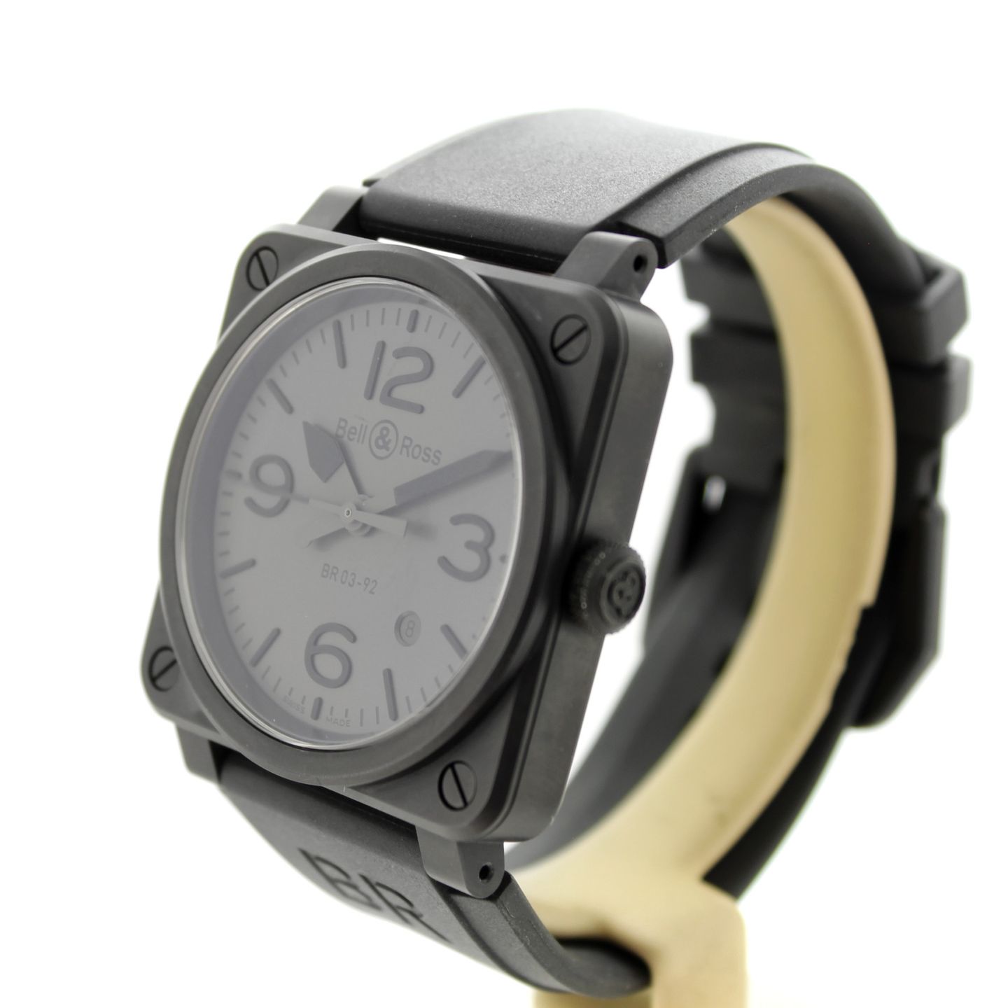 Bell & Ross BR 03 BR03-92-CBL (2018) - Zwart wijzerplaat 42mm Keramiek (5/14)