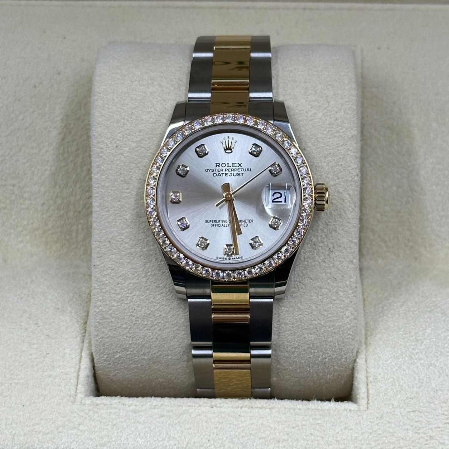 Rolex Datejust 31 278383RBR (2024) - Zilver wijzerplaat 31mm Staal (5/8)