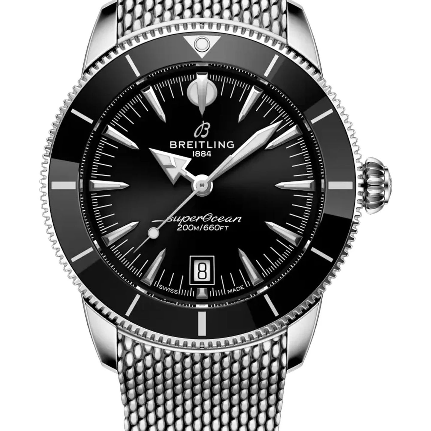 Breitling Superocean Heritage 42 AB3111241B1A1 (2026) - Zwart wijzerplaat 42mm Staal (1/1)