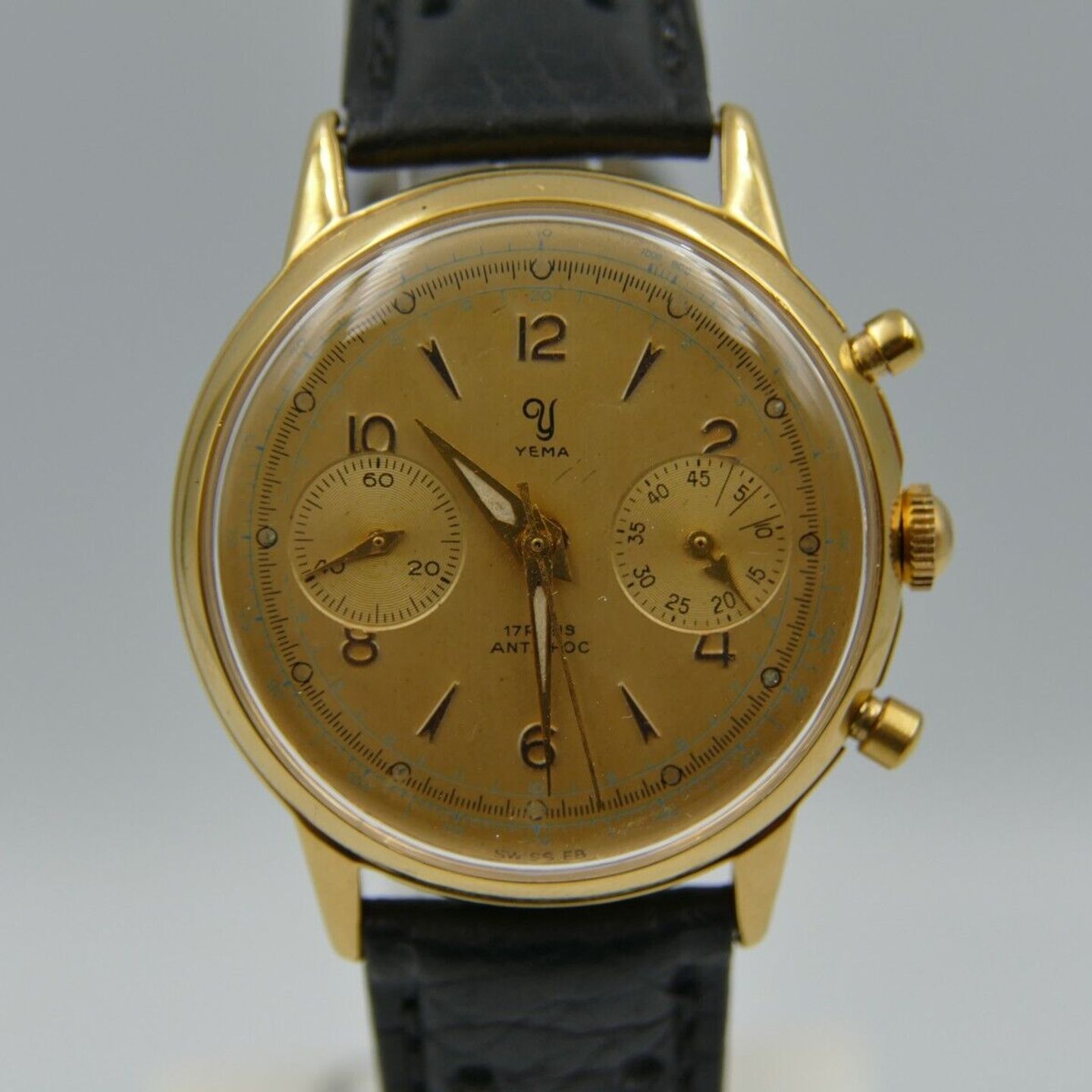 Yema Vintage Unknown (Unknown (random serial)) - Gold dial Unknown Unknown case (1/7)