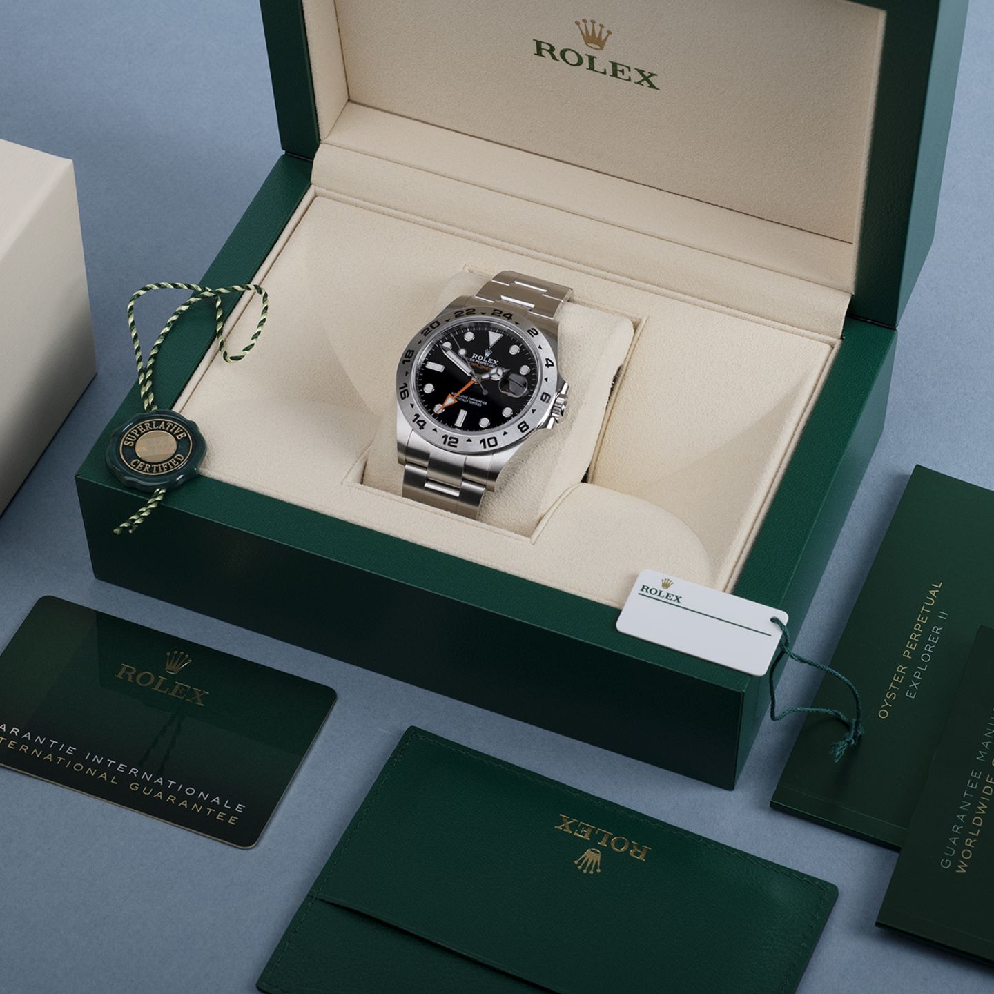 Rolex Explorer II 226570 (2021) - Black dial 42 mm Steel case (6/6)