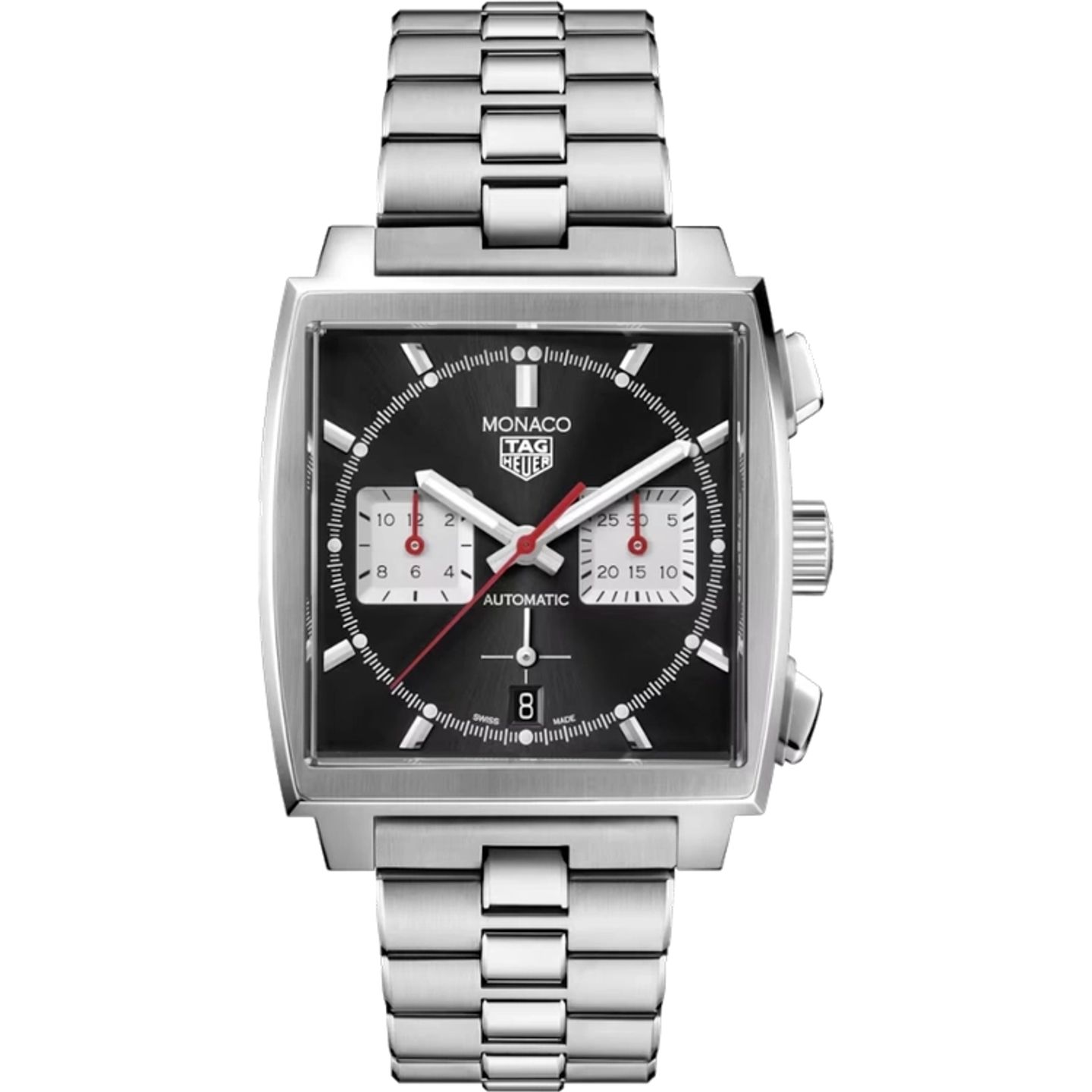 TAG Heuer Monaco CBL2113.BA0644 (2026) - Zwart wijzerplaat 39mm Staal (1/1)