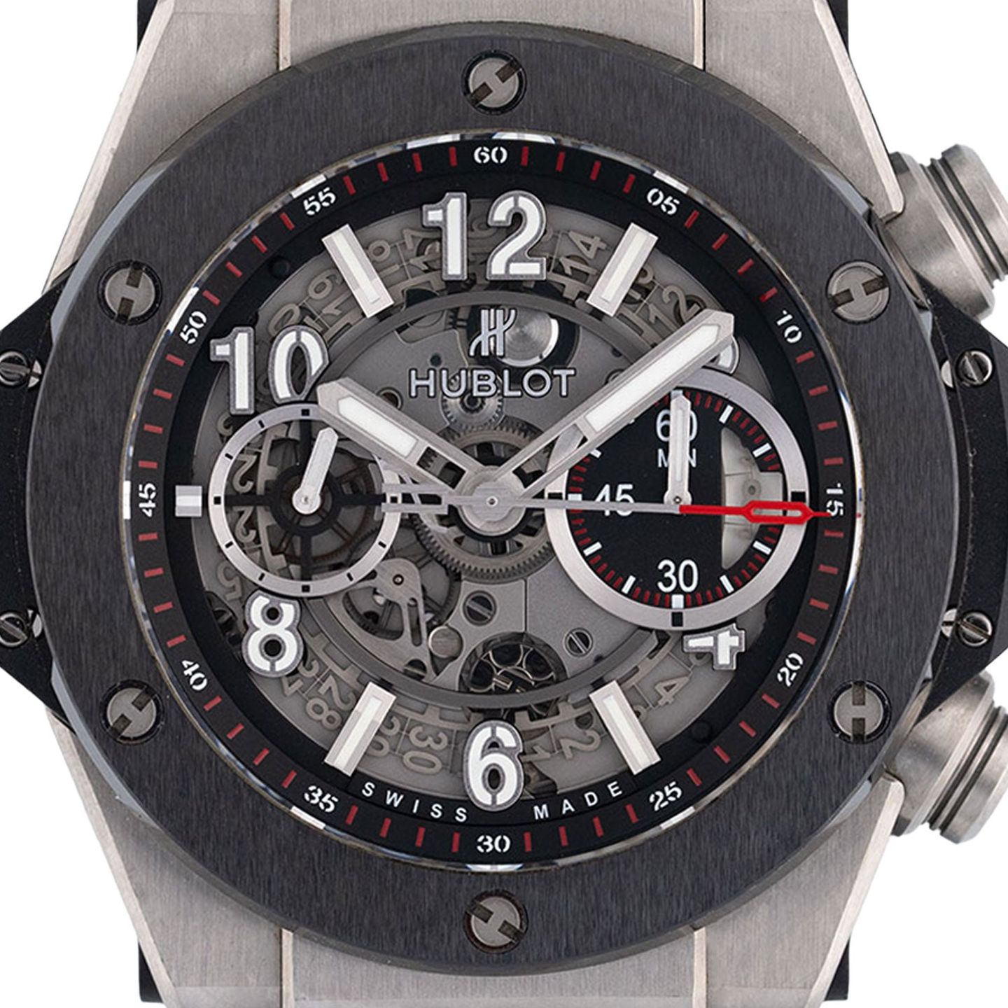 Hublot Big Bang Unico 411.NM.1170.RX (Unknown (random serial)) - Transparent dial 46 mm Titanium case (2/3)