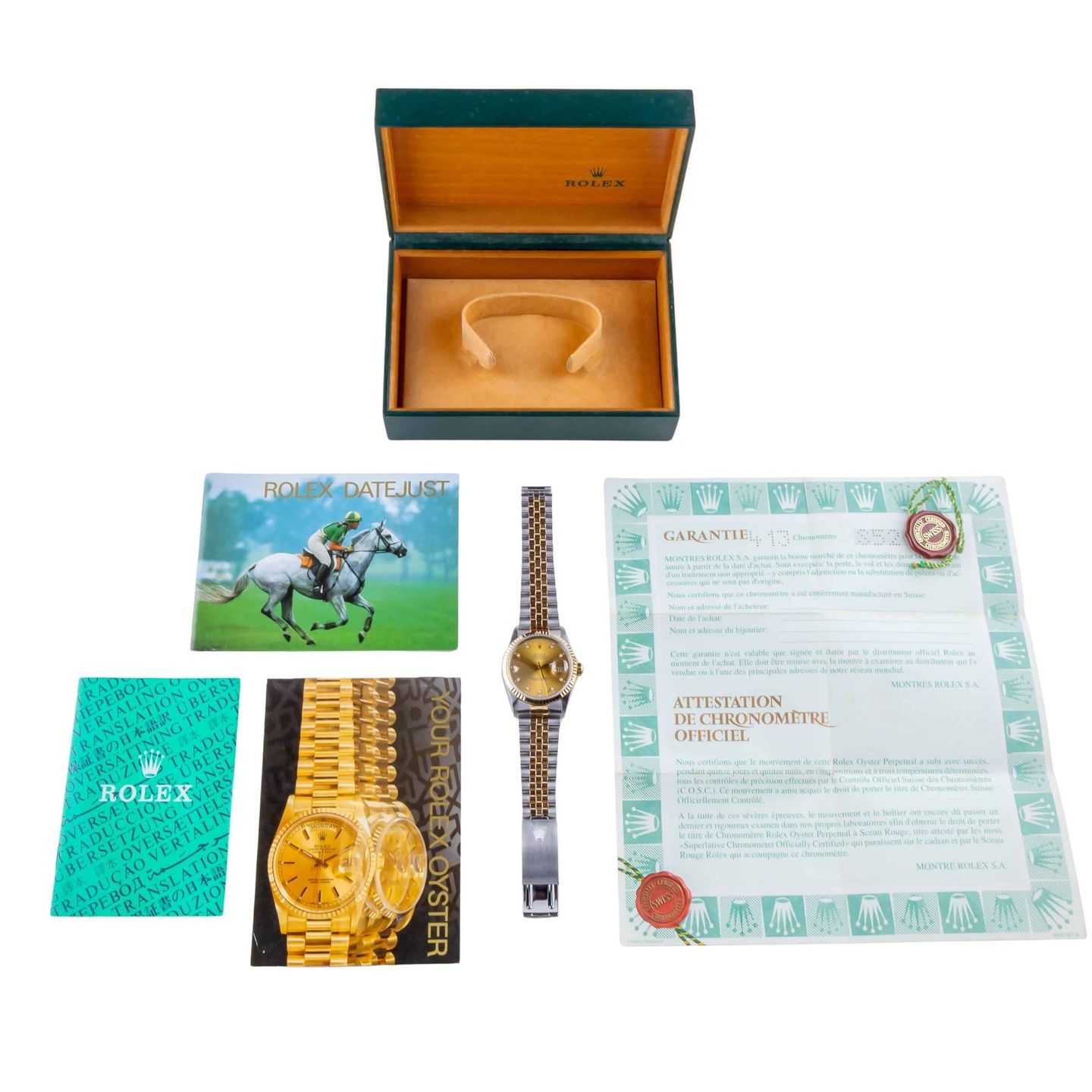 Rolex Datejust 36 16233 (1993) - 36mm Goud/Staal (8/8)