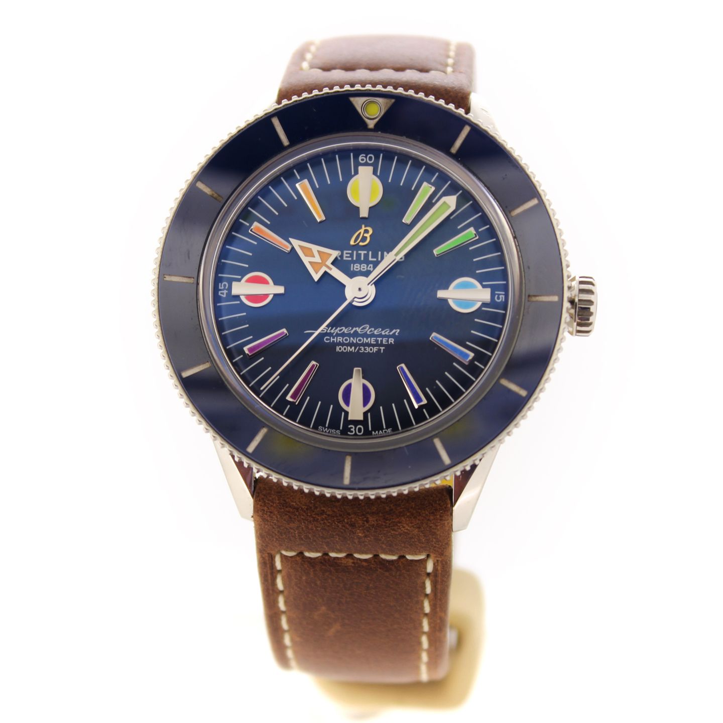 Breitling Superocean Heritage A103702A1C1X2 (2020) - Blauw wijzerplaat 42mm Staal (2/7)