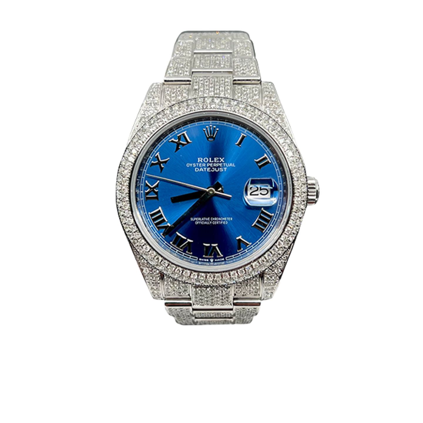 Rolex Datejust 41 126300 (2021) - Blauw wijzerplaat 41mm Staal (1/8)