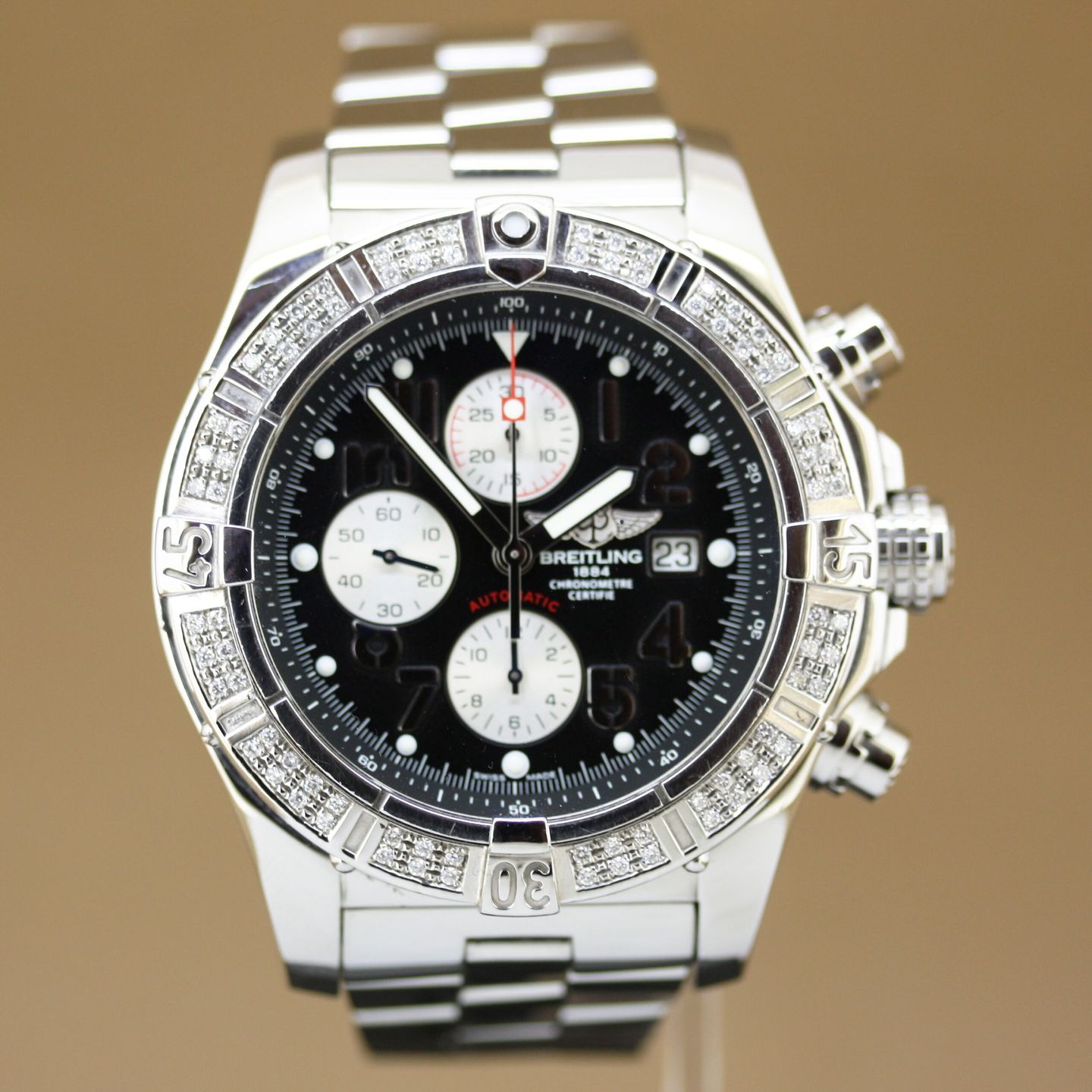 Breitling Super Avenger A13370 (2011) - 48mm Staal (1/8)