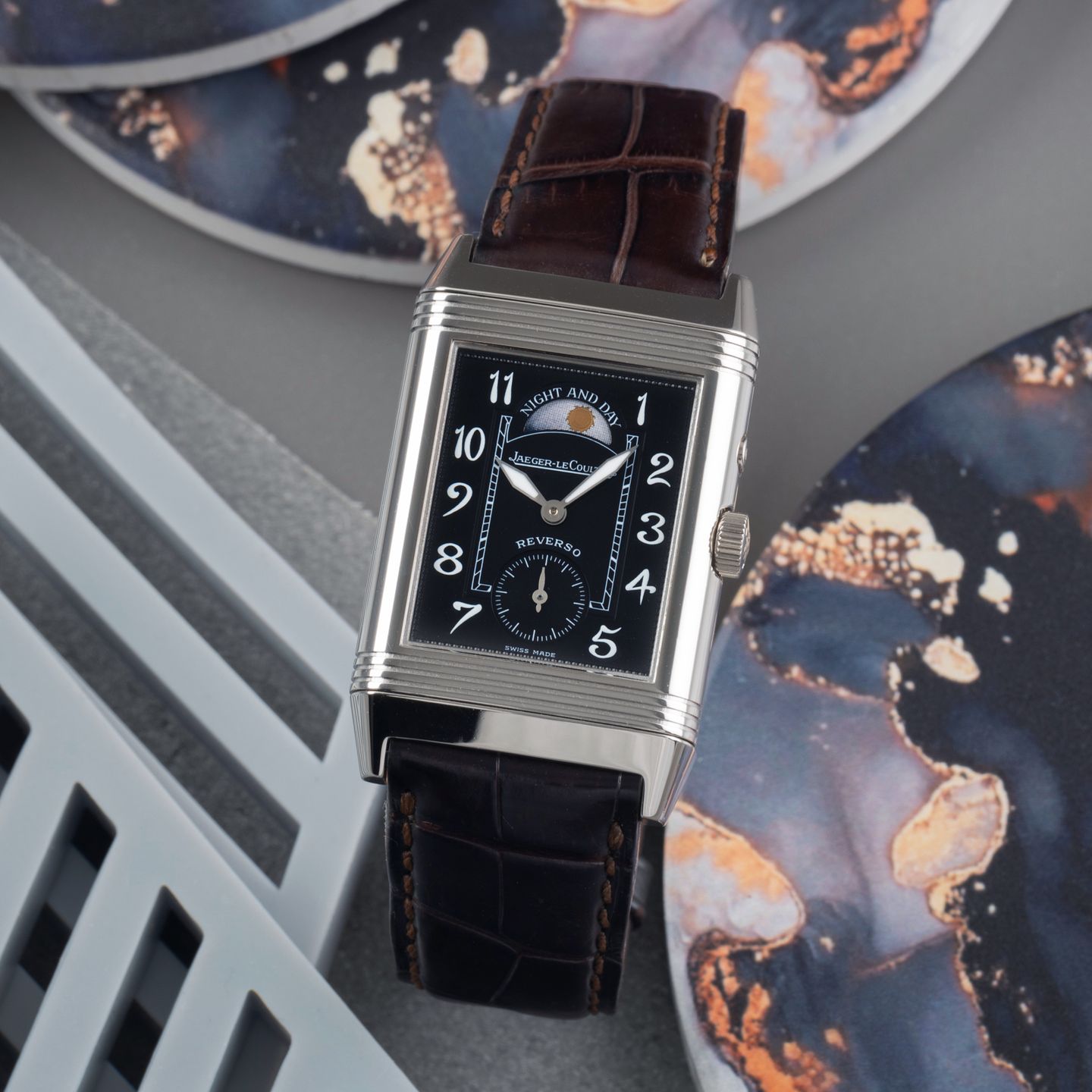 Jaeger-LeCoultre Reverso 270.3.54 (2004) - Grijs wijzerplaat 26mm Witgoud (1/8)