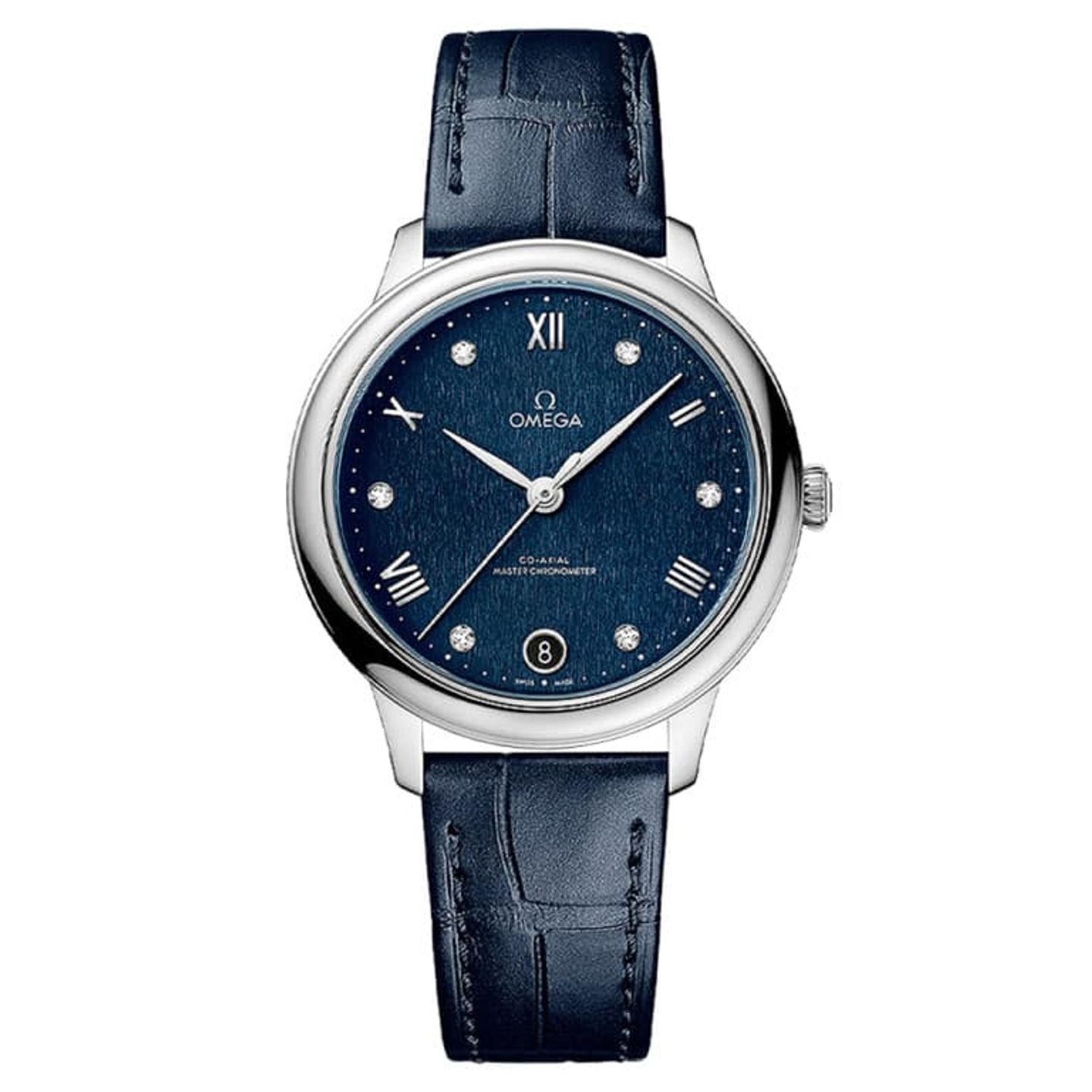 Omega De Ville 434.13.34.20.53.002 (2023) - Blauw wijzerplaat 34mm Staal (1/1)