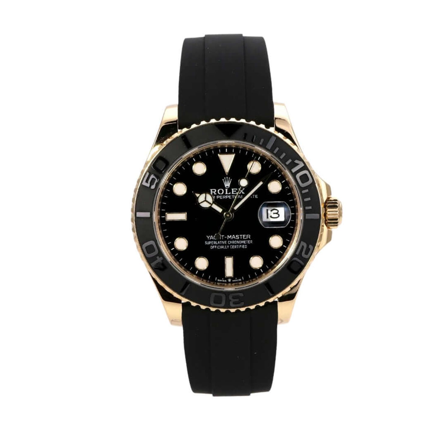 Rolex Yacht-Master 42 226658 (2023) - Zwart wijzerplaat 42mm Geelgoud (2/8)