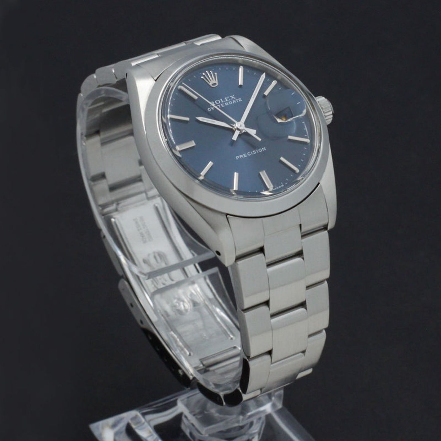 Rolex Oyster Precision 6694 (1971) - Blue dial 34 mm Steel case (5/7)