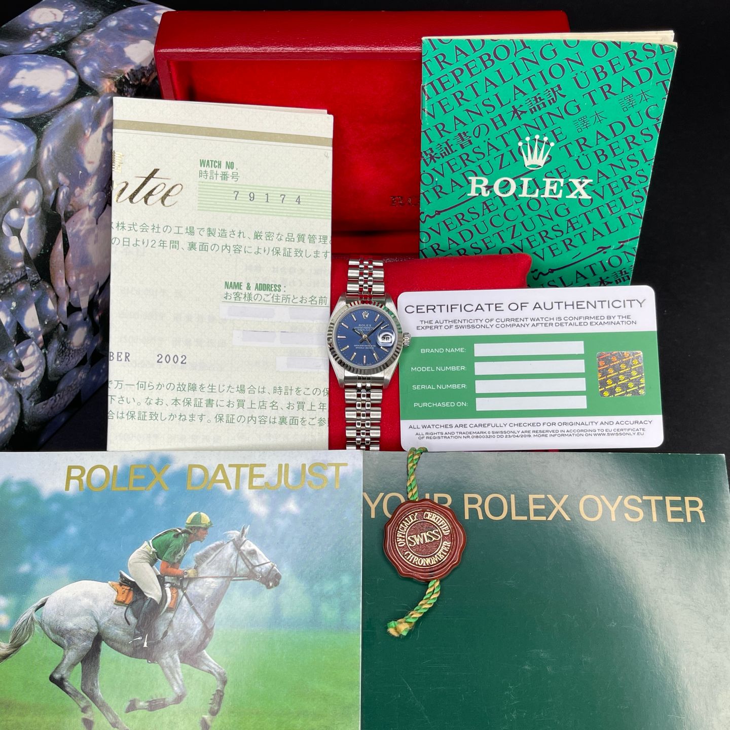 Rolex Lady-Datejust 79174 (2001) - 26mm Staal (2/8)