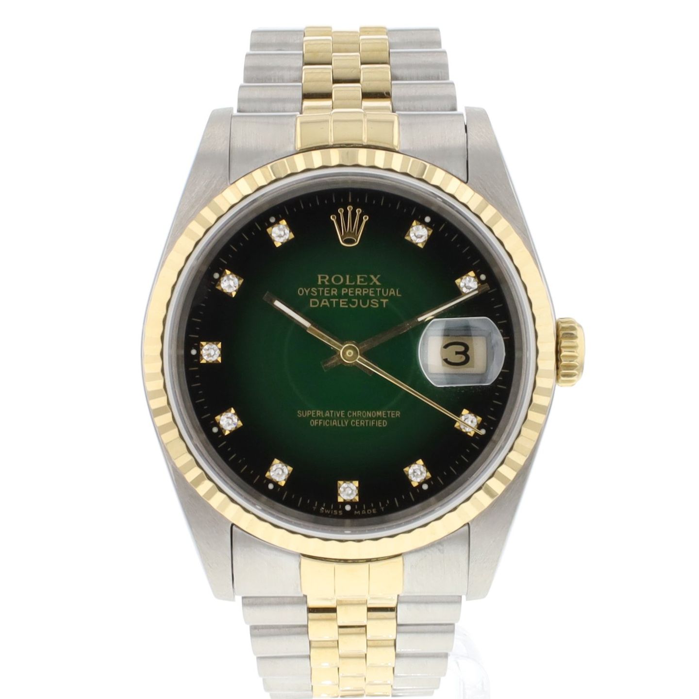 Rolex Datejust 36 16233 (1990) - 36 mm Gold/Steel case (1/3)