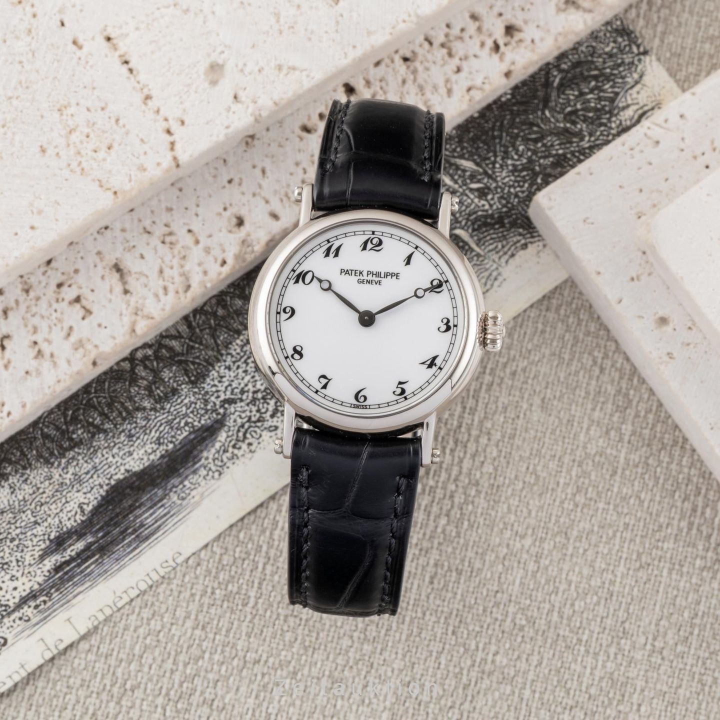 Patek Philippe Calatrava 4860 (2000) - White dial 27 mm White Gold case (3/8)