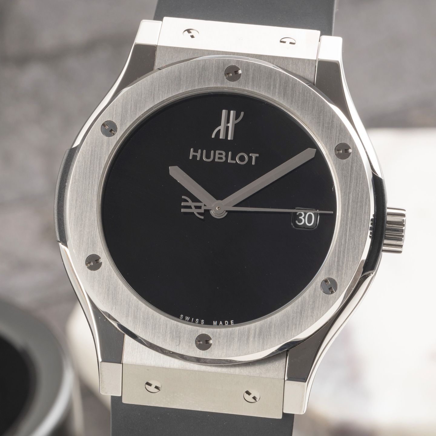 Hublot Classic Fusion 511.NX.1270.RX.MDM40 (Unknown (random serial)) - Black dial 45 mm Titanium case (3/8)