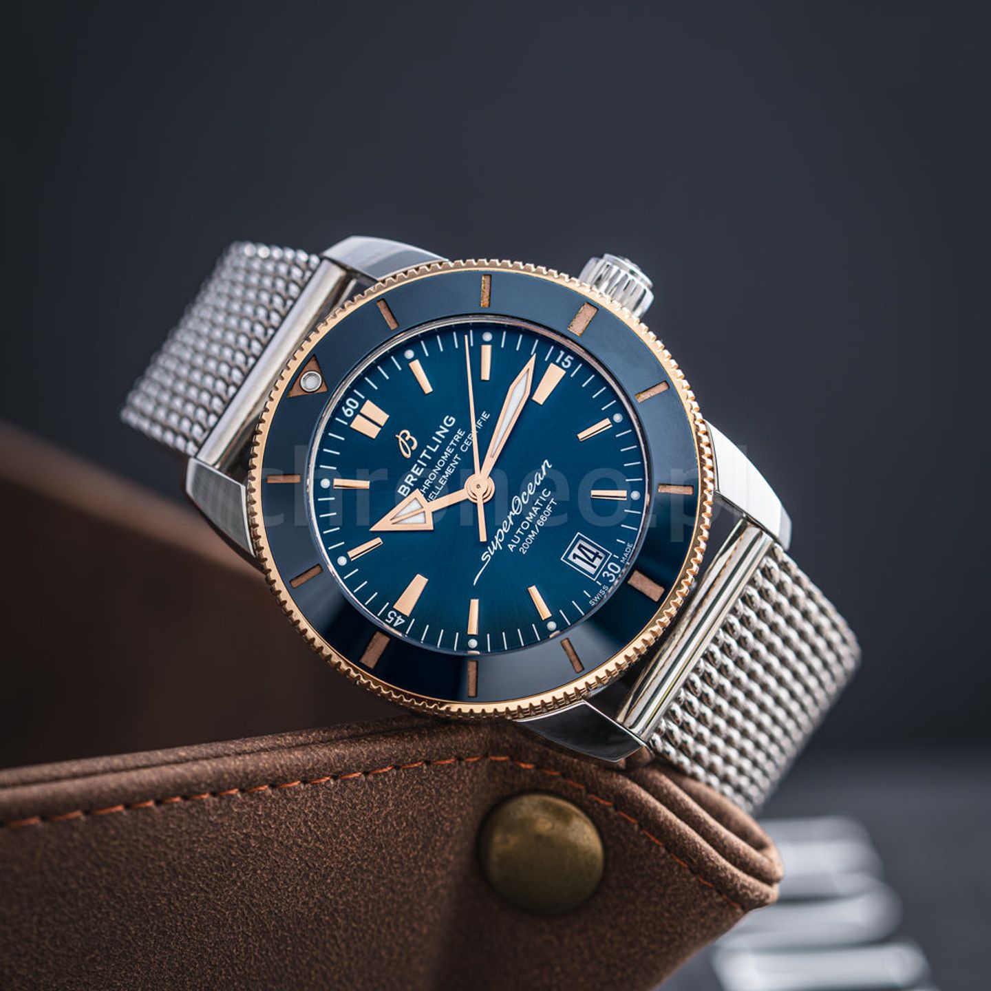 Breitling Superocean Heritage UB2010161C1A1 (2022) - Blauw wijzerplaat 42mm Staal (1/8)