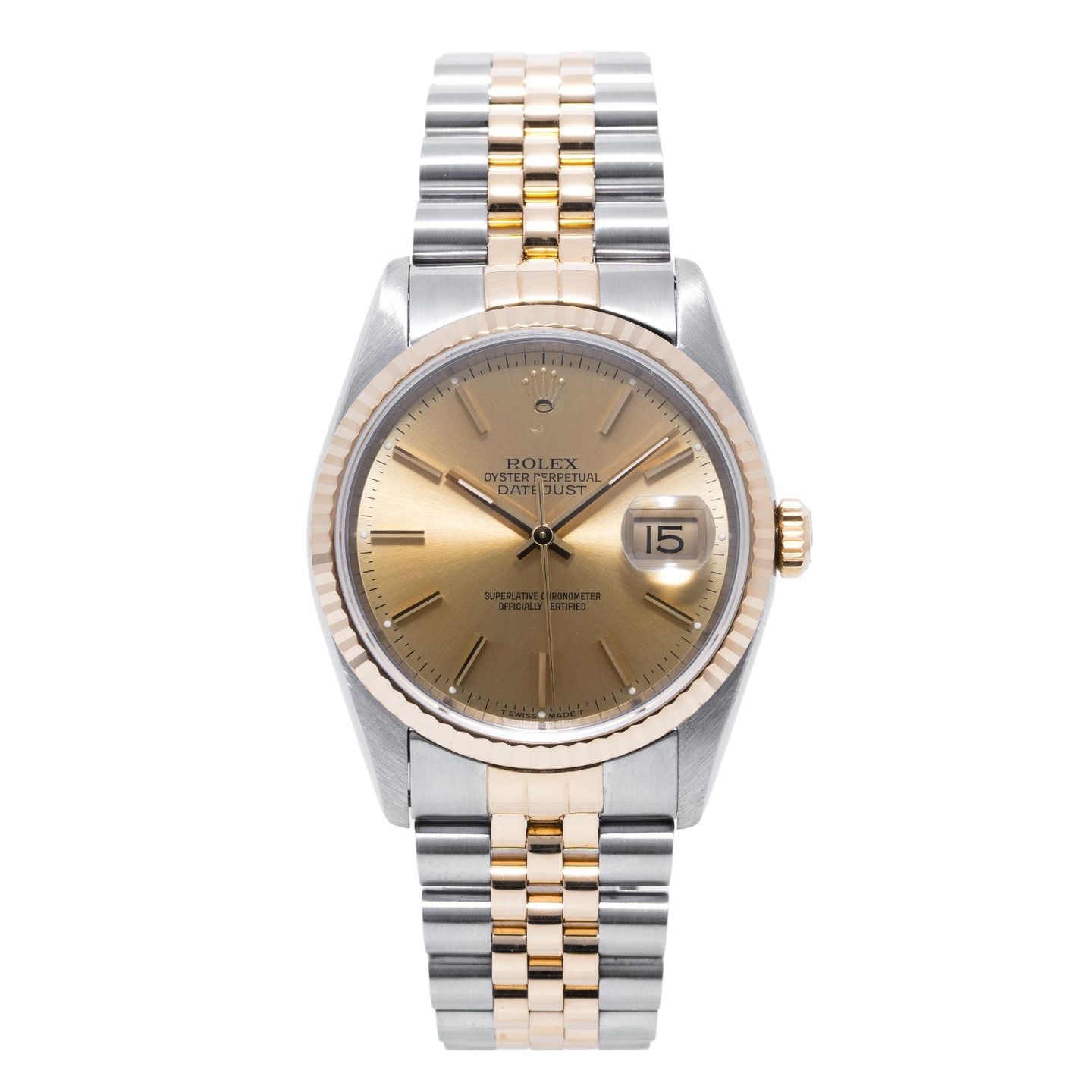 Rolex Datejust 36 16233 (1994) - 36mm Goud/Staal (1/3)