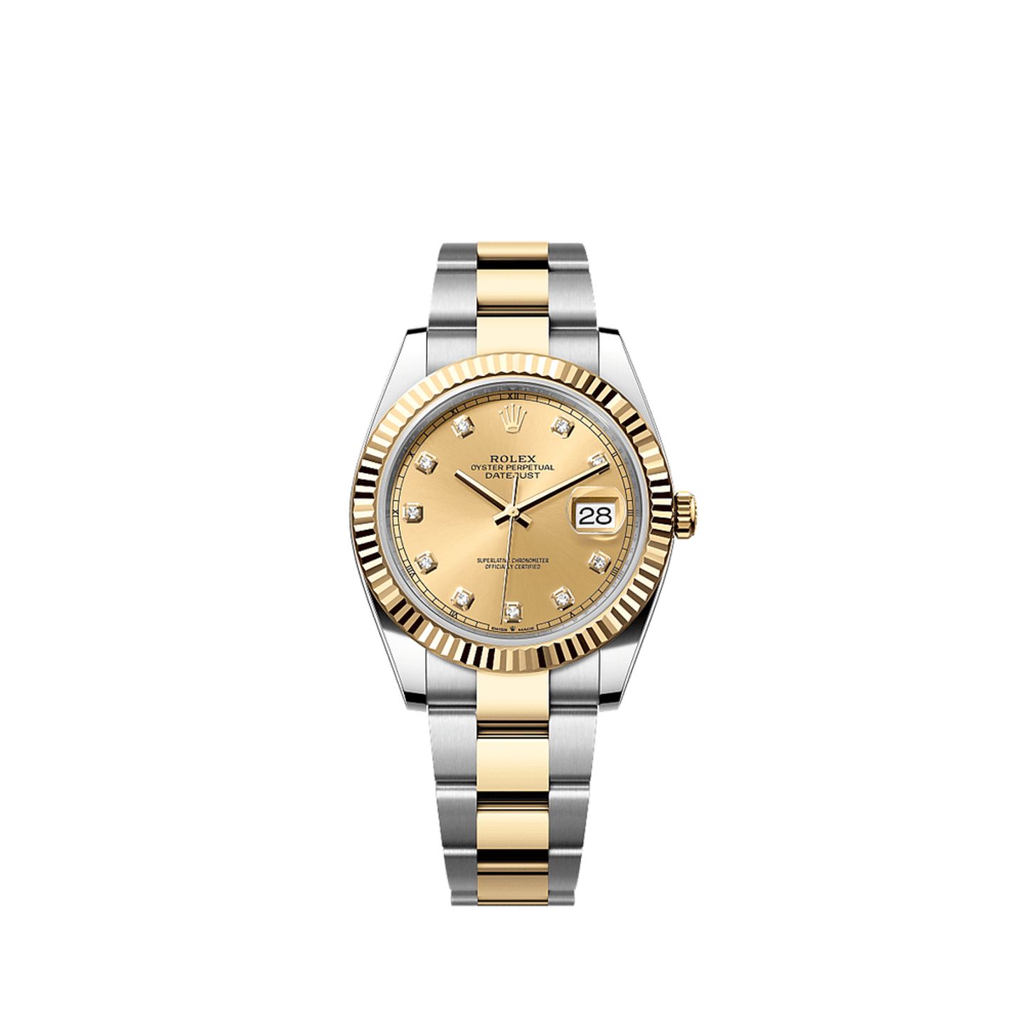 Rolex Datejust 41 126333 (2025) - Champagne wijzerplaat 41mm Goud/Staal (1/1)
