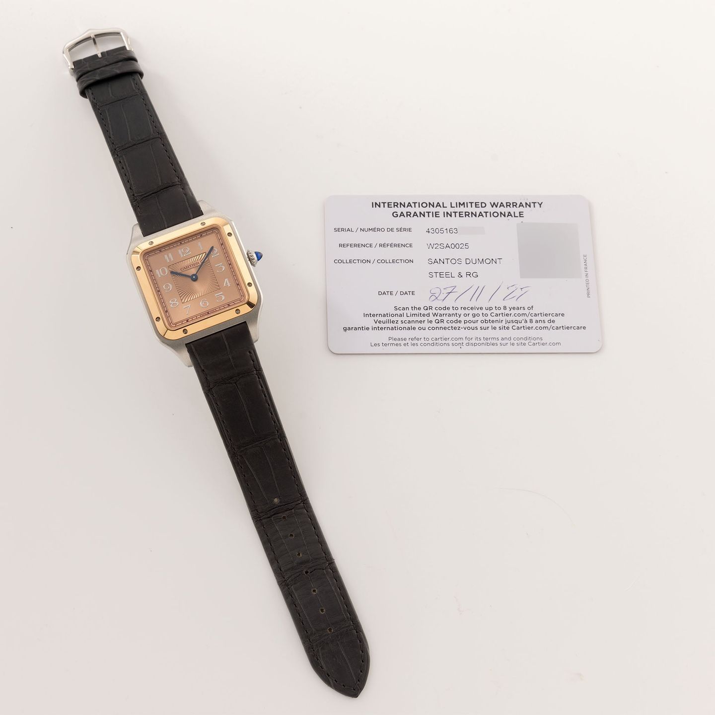 Cartier Santos Dumont W2SA0025 (Unknown (random serial)) - 47 mm Steel case (2/8)