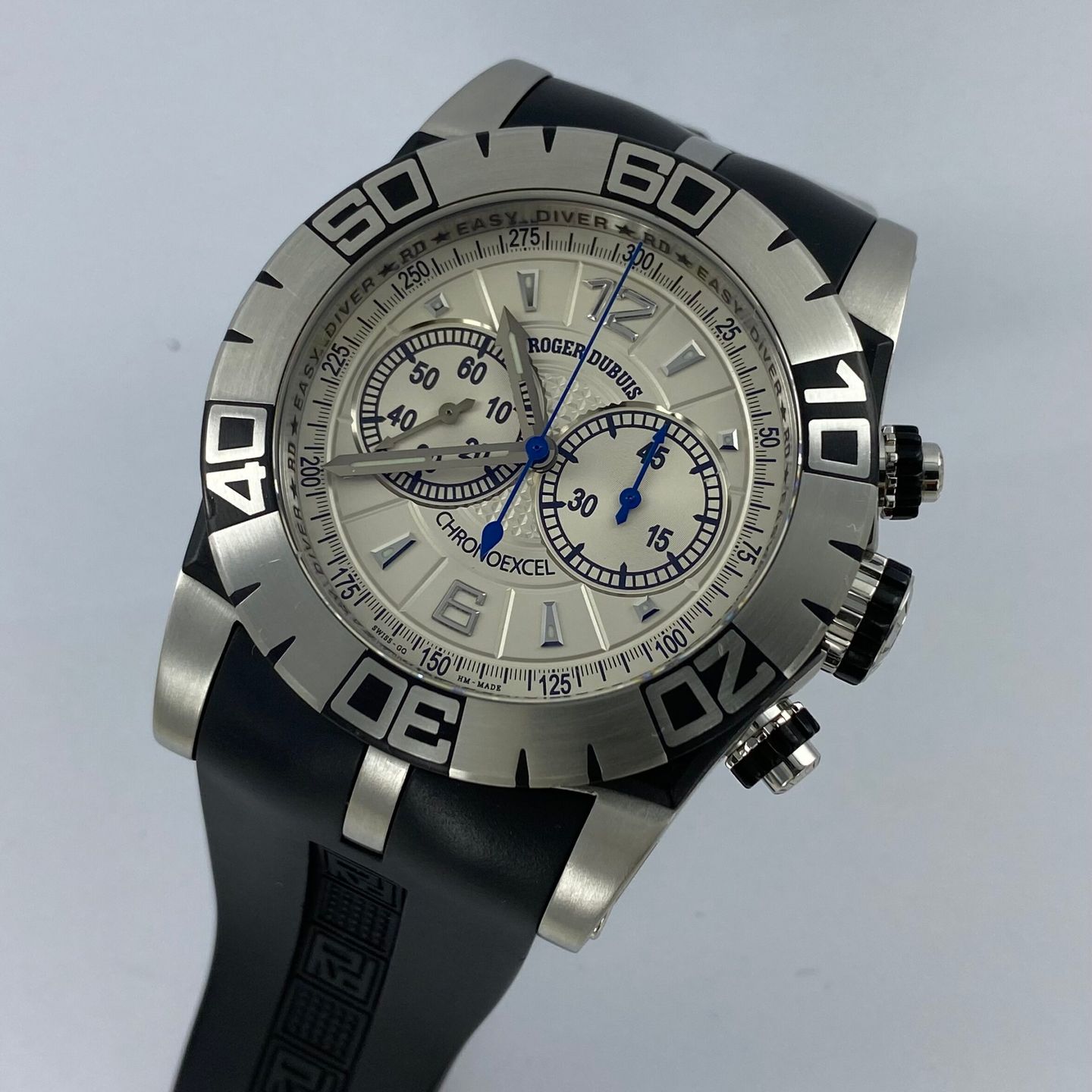 Roger Dubuis Easy Diver SED46 78 C9.N CP.N CPG3.13R (2008) - Wit wijzerplaat 45mm Staal (6/8)