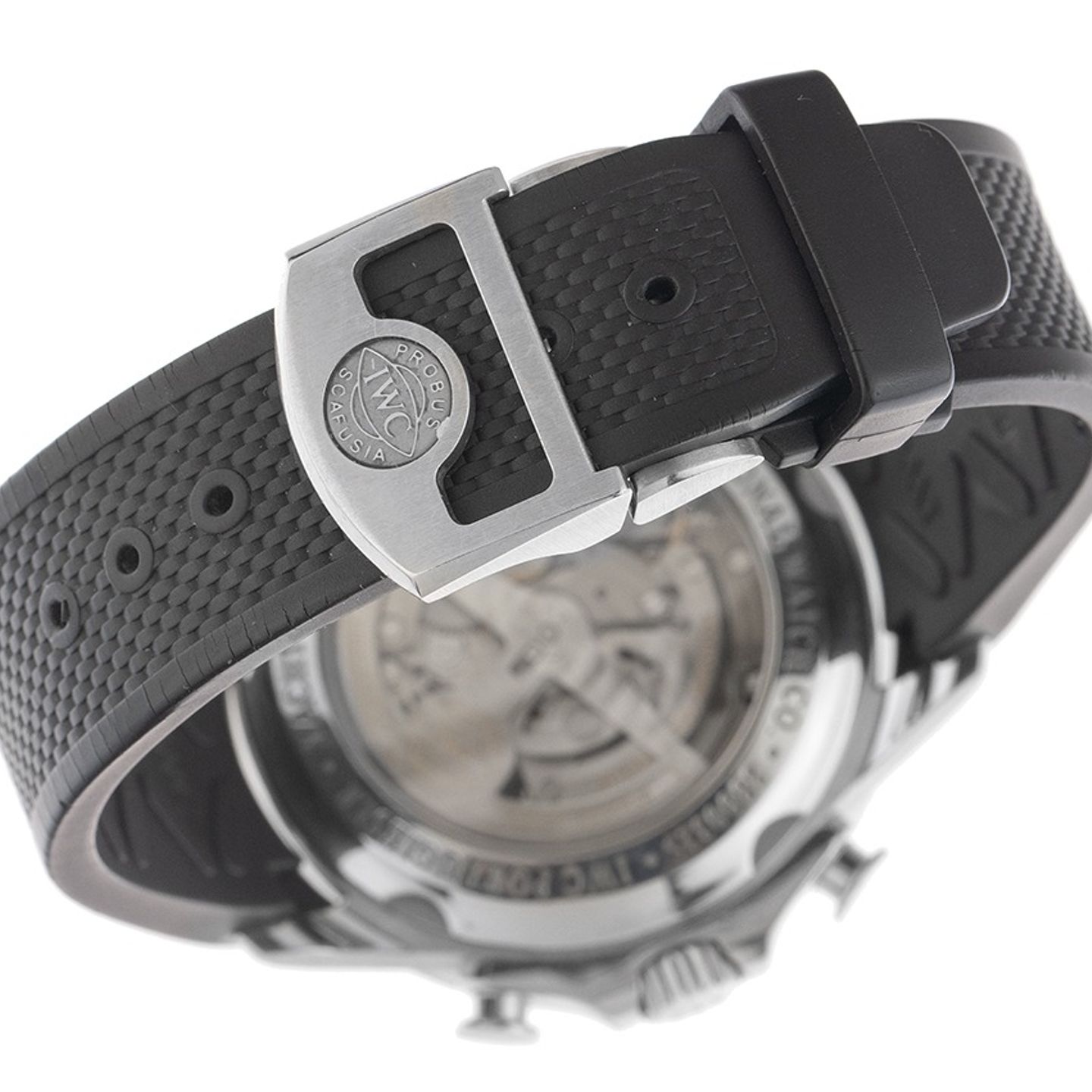 IWC Portuguese Yacht Club Chronograph IW390204 (2011) - Zwart wijzerplaat 45mm Staal (7/7)