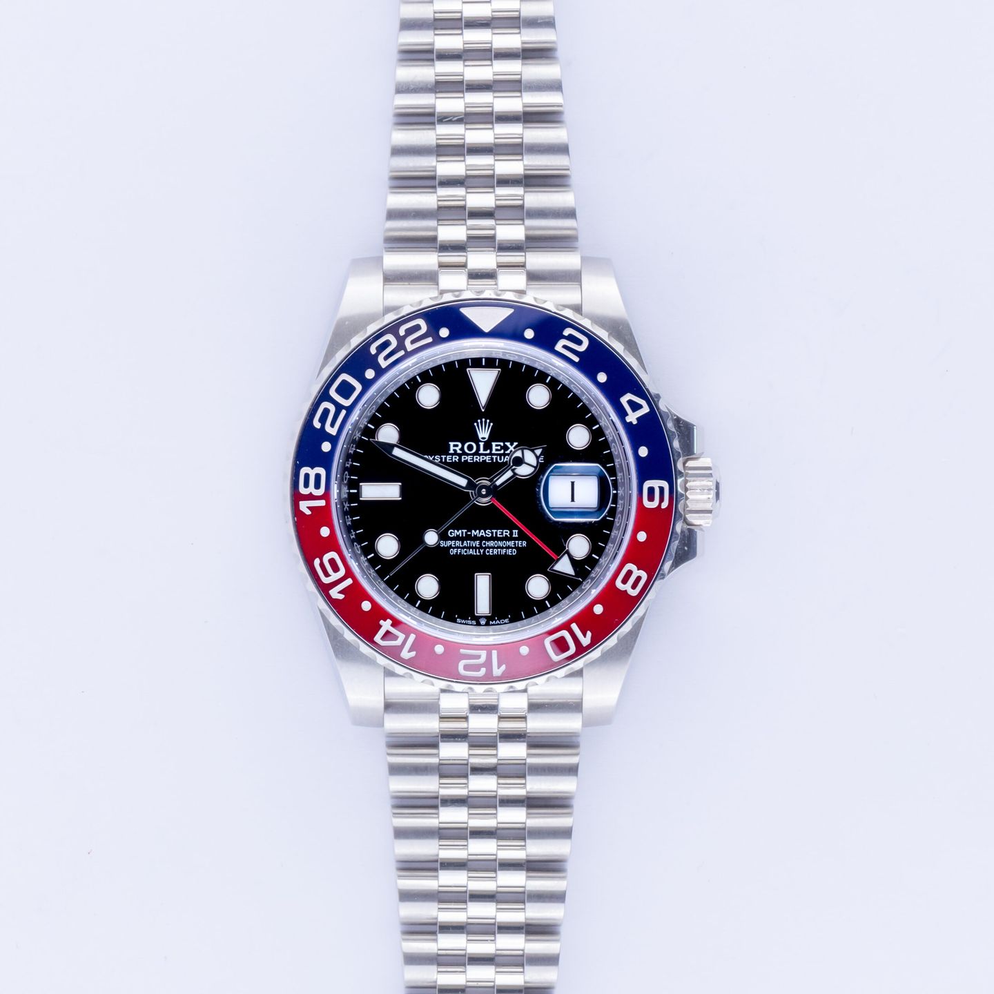 Rolex GMT-Master II 126710BLRO (2022) - Zwart wijzerplaat 40mm Staal (3/8)