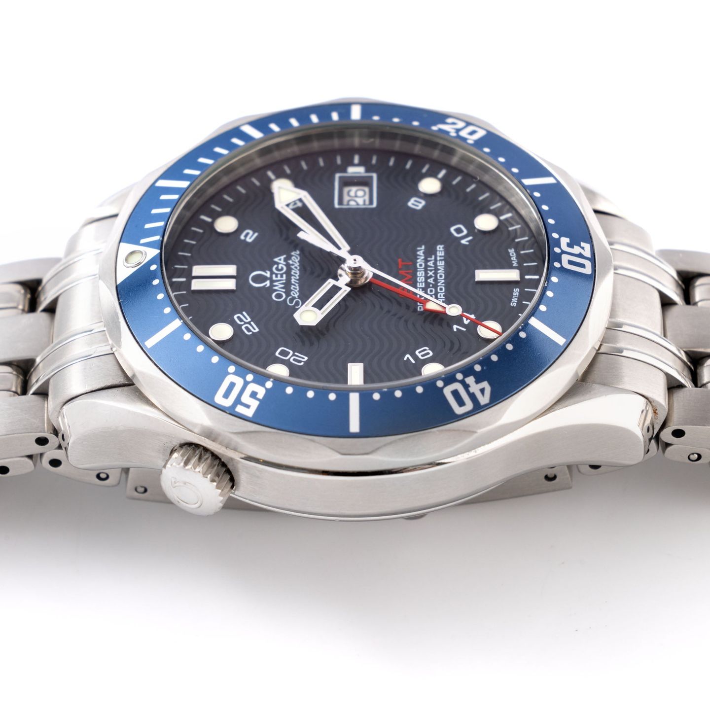 Omega Seamaster Diver 300 M 2535.80.00 (Onbekend (willekeurig serienummer)) - Blauw wijzerplaat 41mm Staal (5/7)