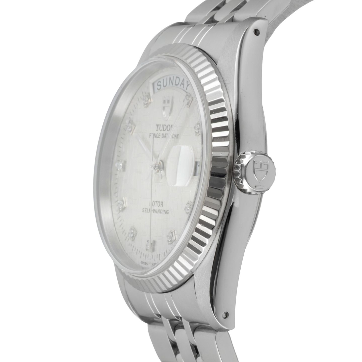 Tudor Prince Date 76214 (Unknown (random serial)) - Silver dial 36 mm Steel case (6/8)