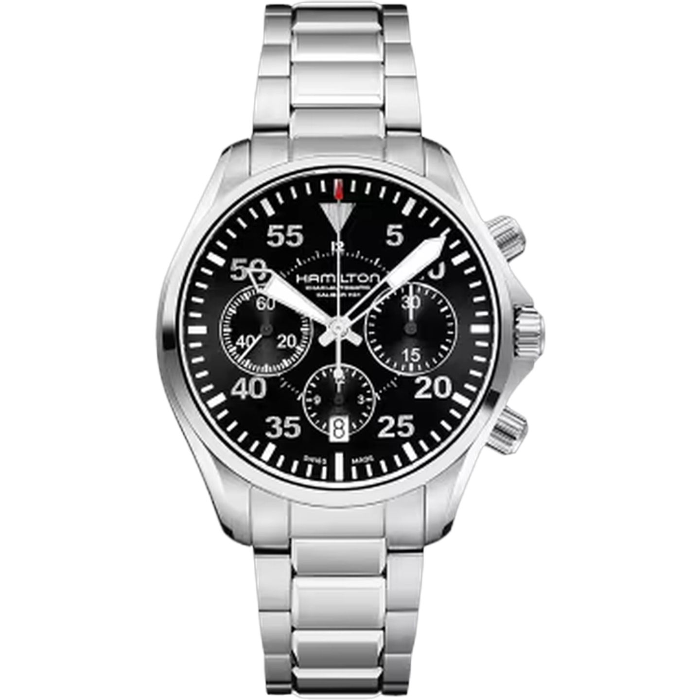 Hamilton Khaki Pilot H64666135 (2025) - Zwart wijzerplaat 42mm Staal (1/1)